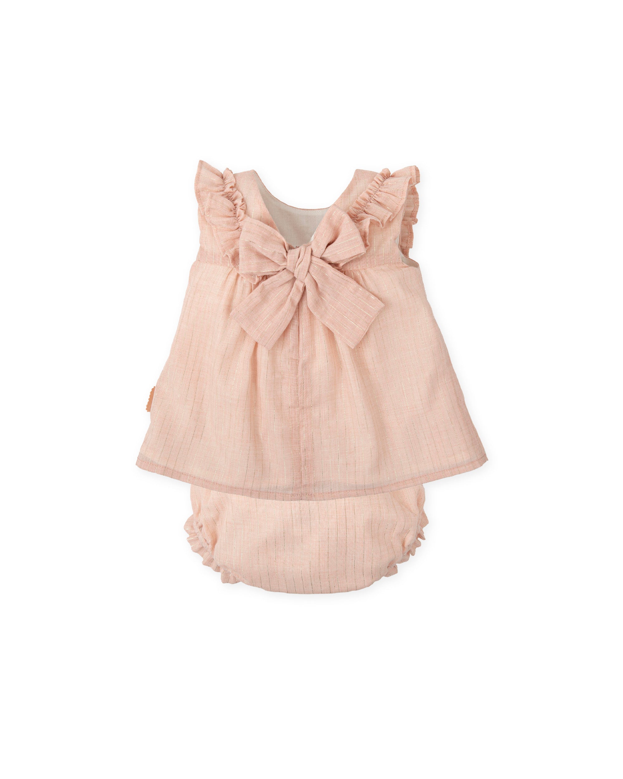 VESTIDO CON BRAGUITA RECIÉN NACIDO PÉTALO