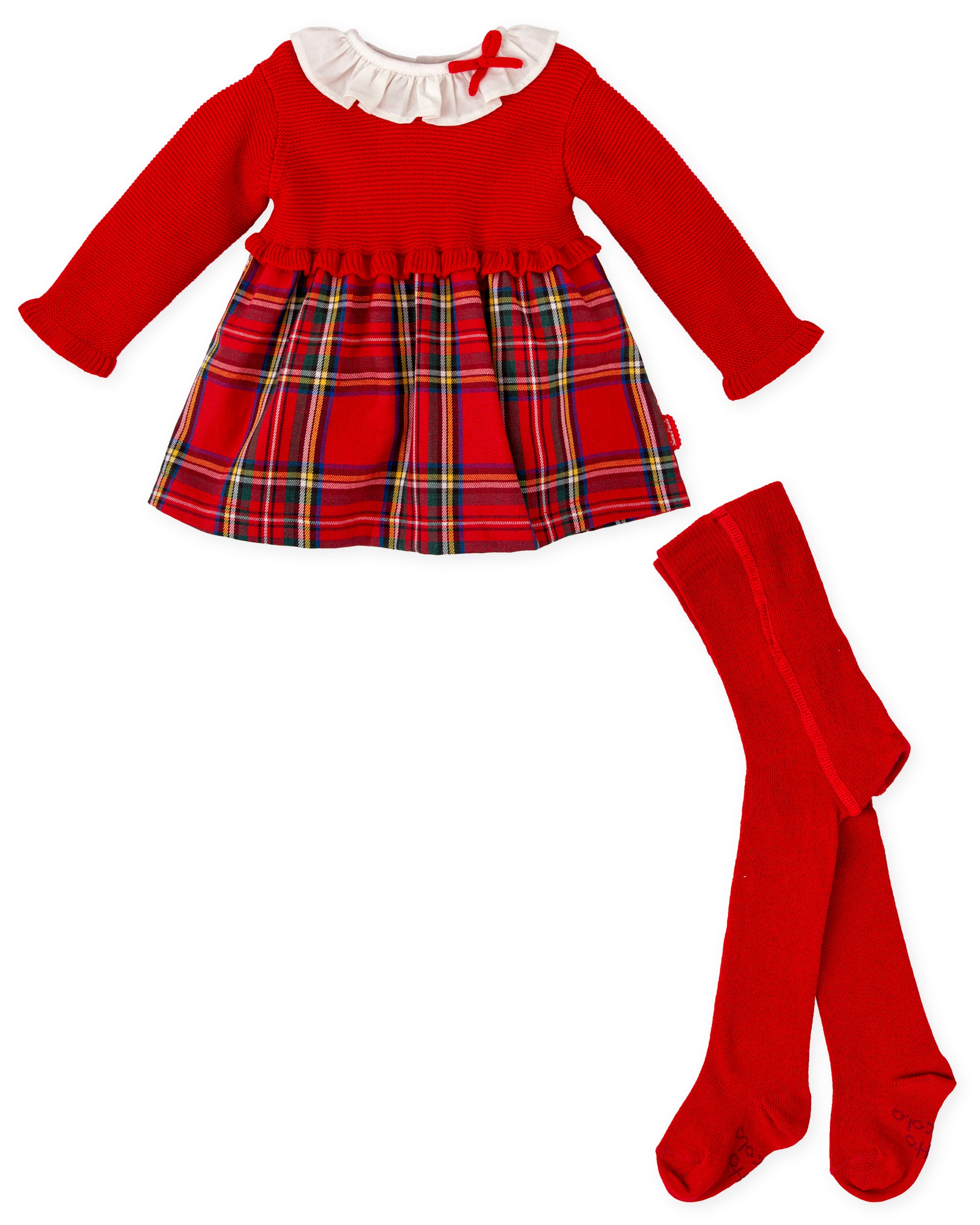 VESTIDO CON LEOTARDOS ROJO