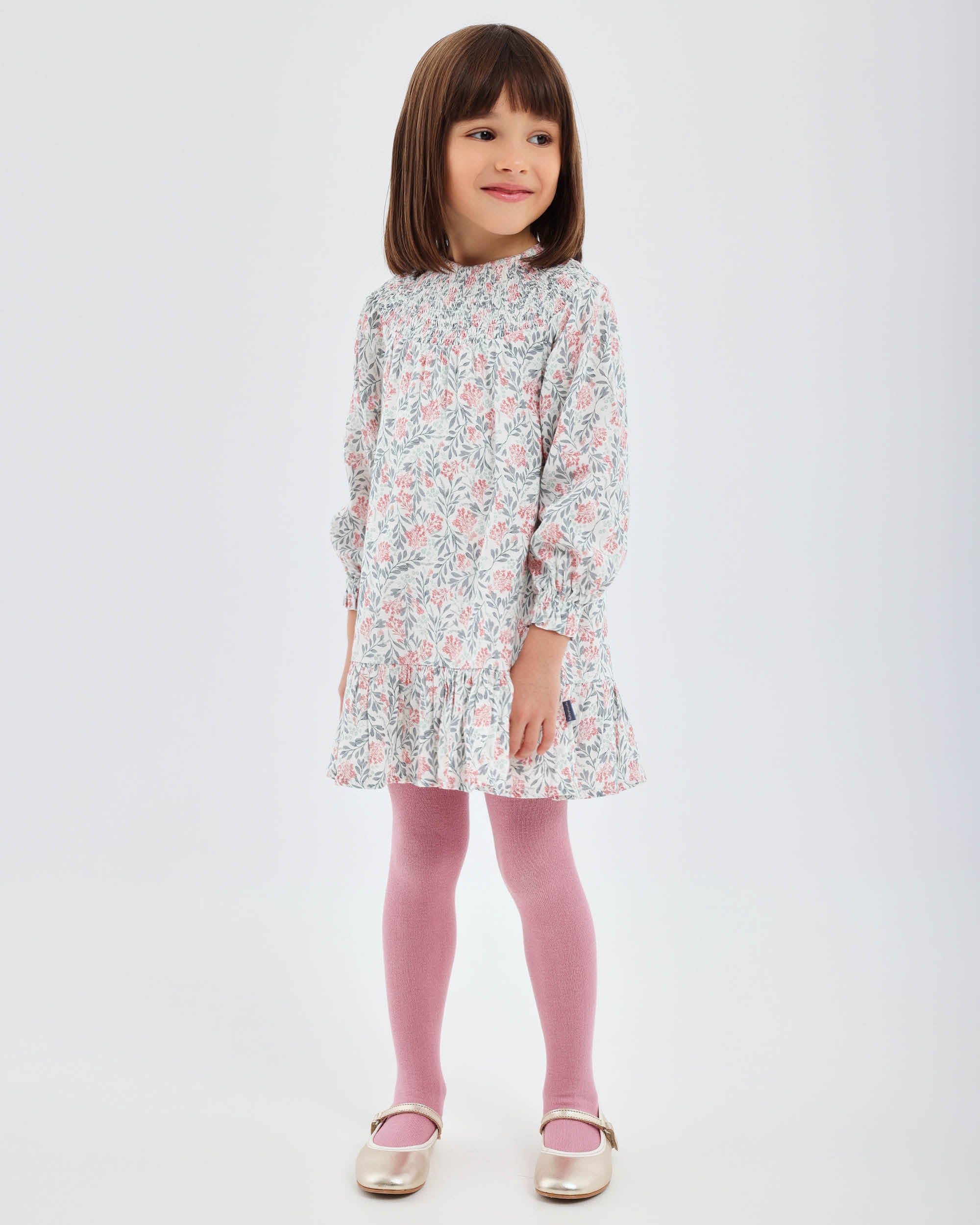 VESTIDO CON LEOTARDOS GRIS