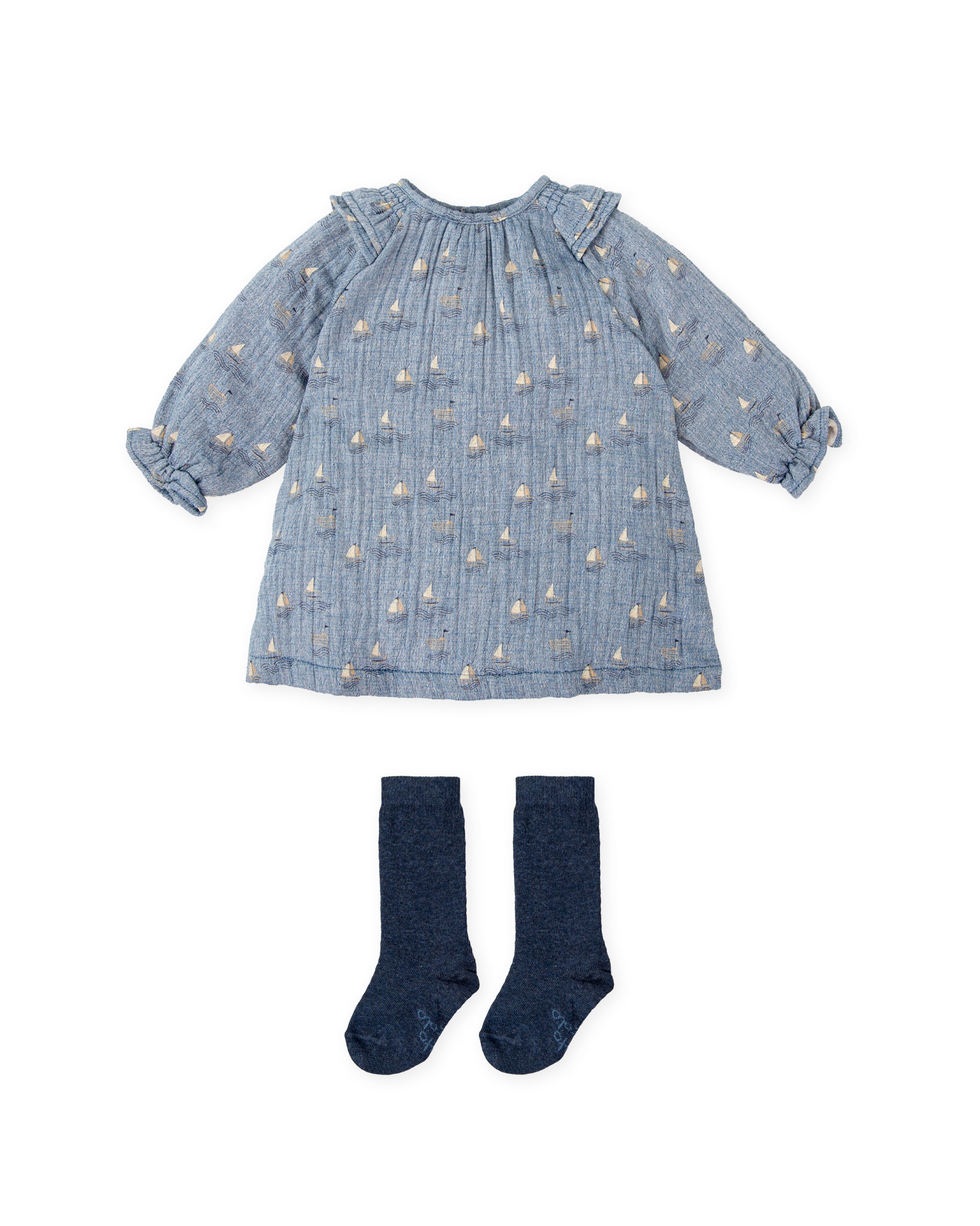 VESTIDO CON CALCETINES PORCELANA
