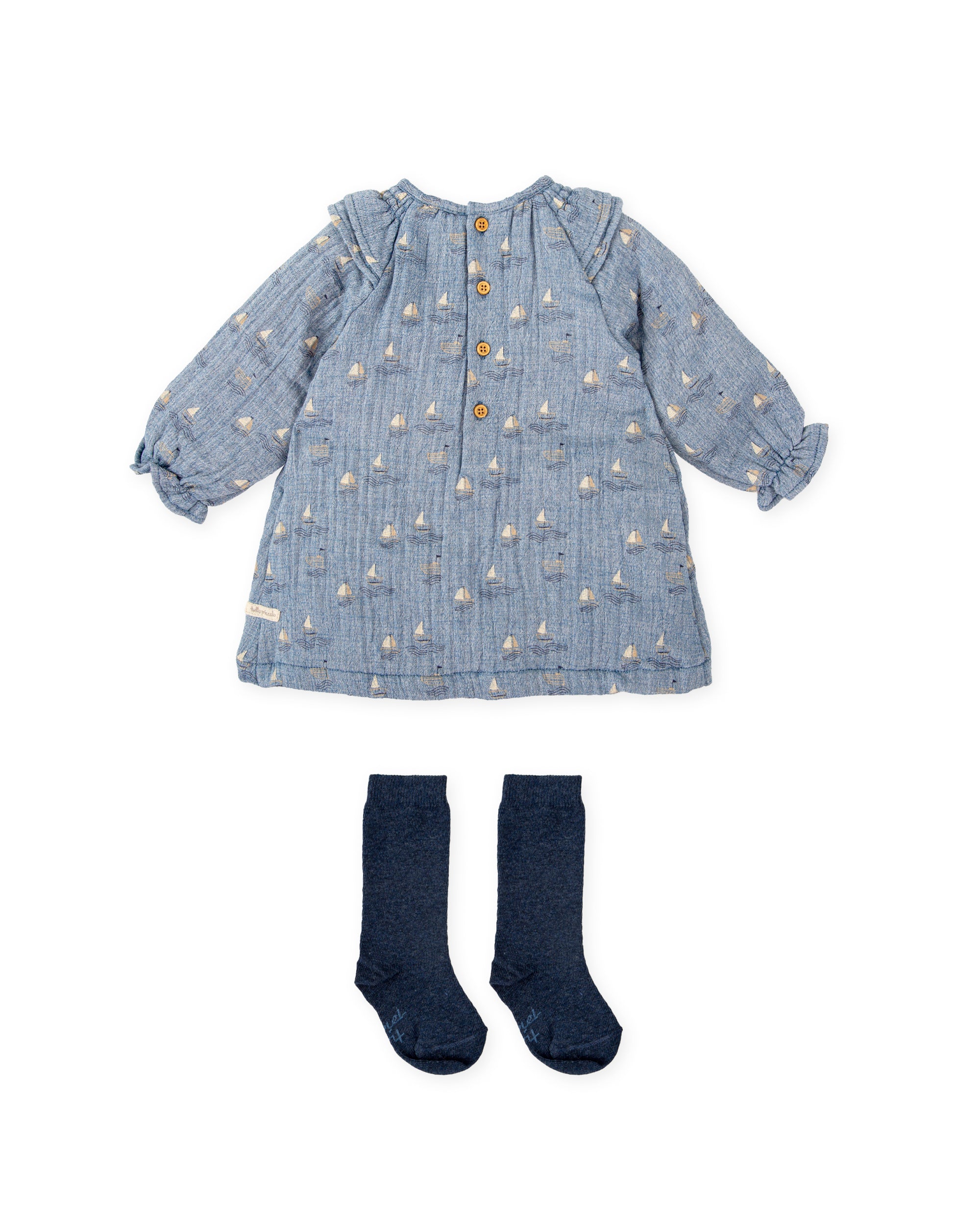 VESTIDO CON CALCETINES PORCELANA