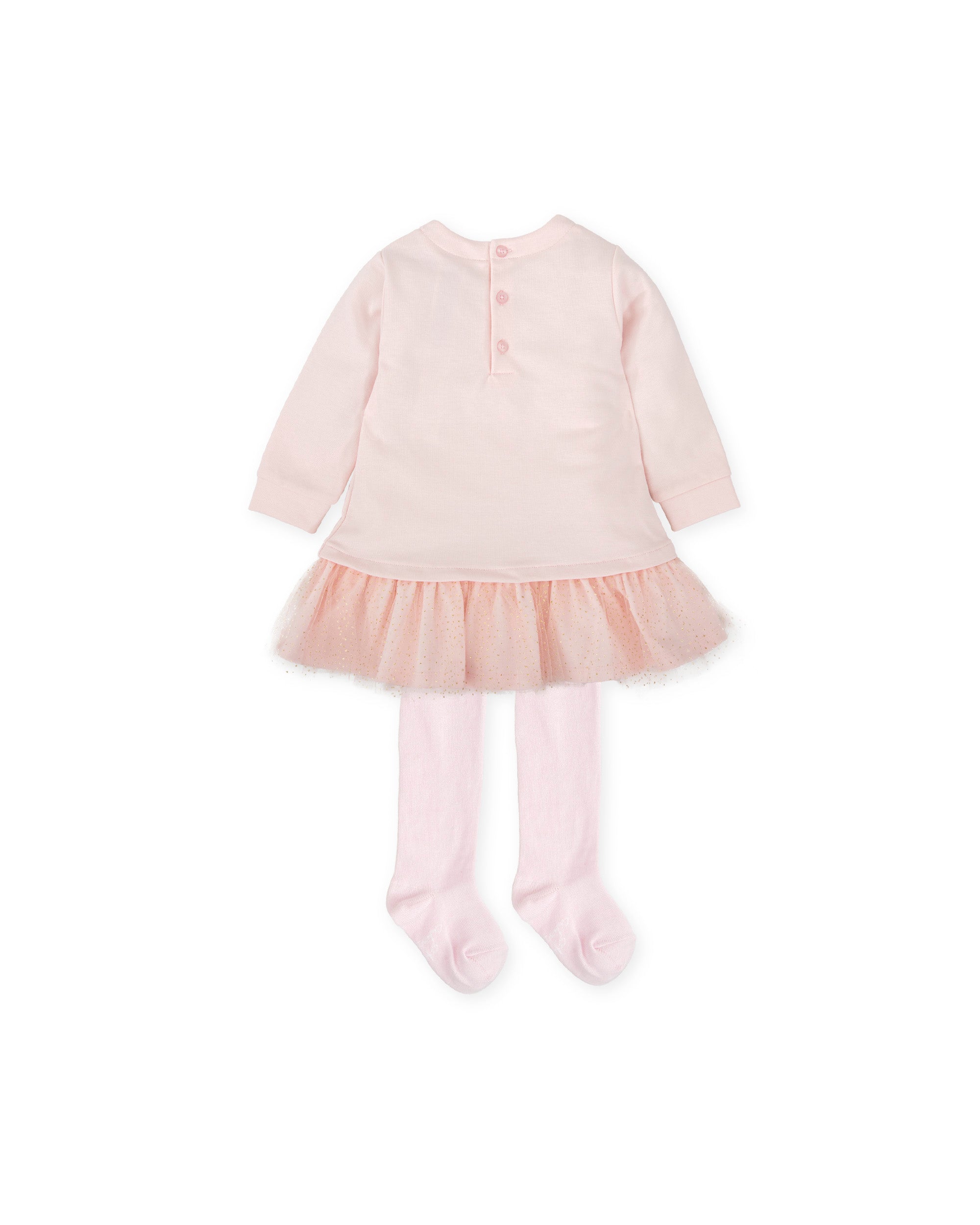 VESTIDO CON LEOTARDOS ROSA