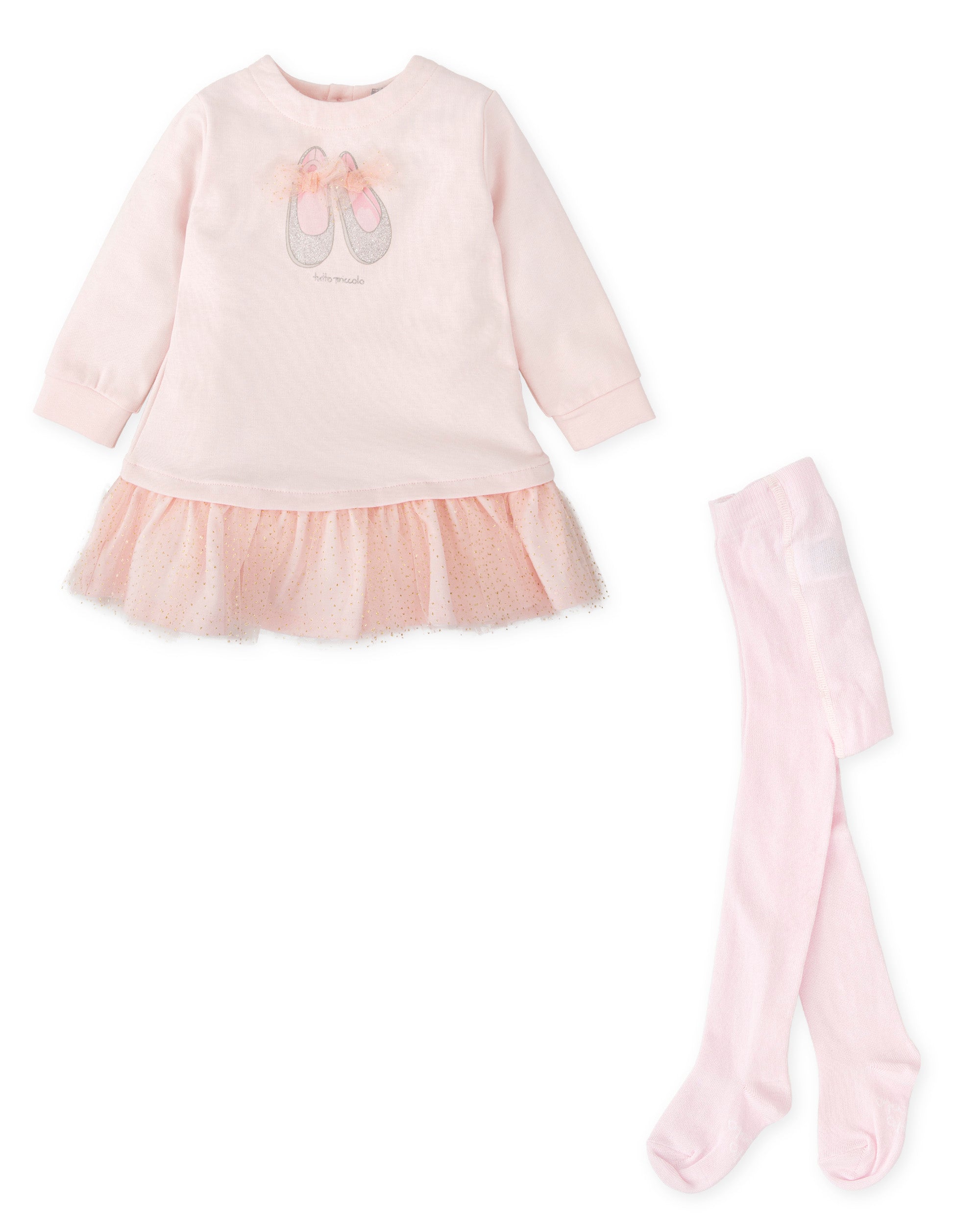 VESTIDO CON LEOTARDOS ROSA