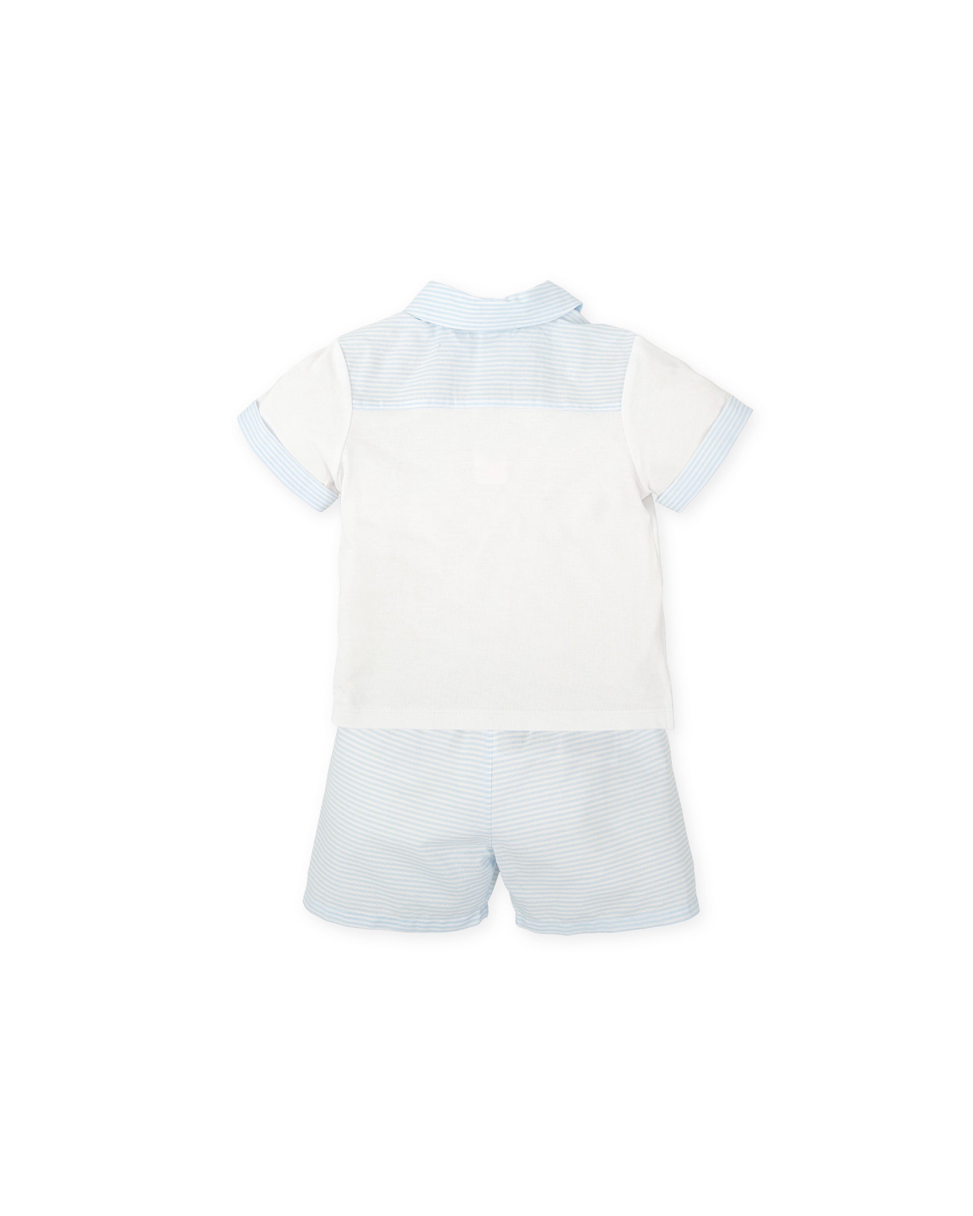 CONJUNTO 2 PZAS. BLANCO CELESTE