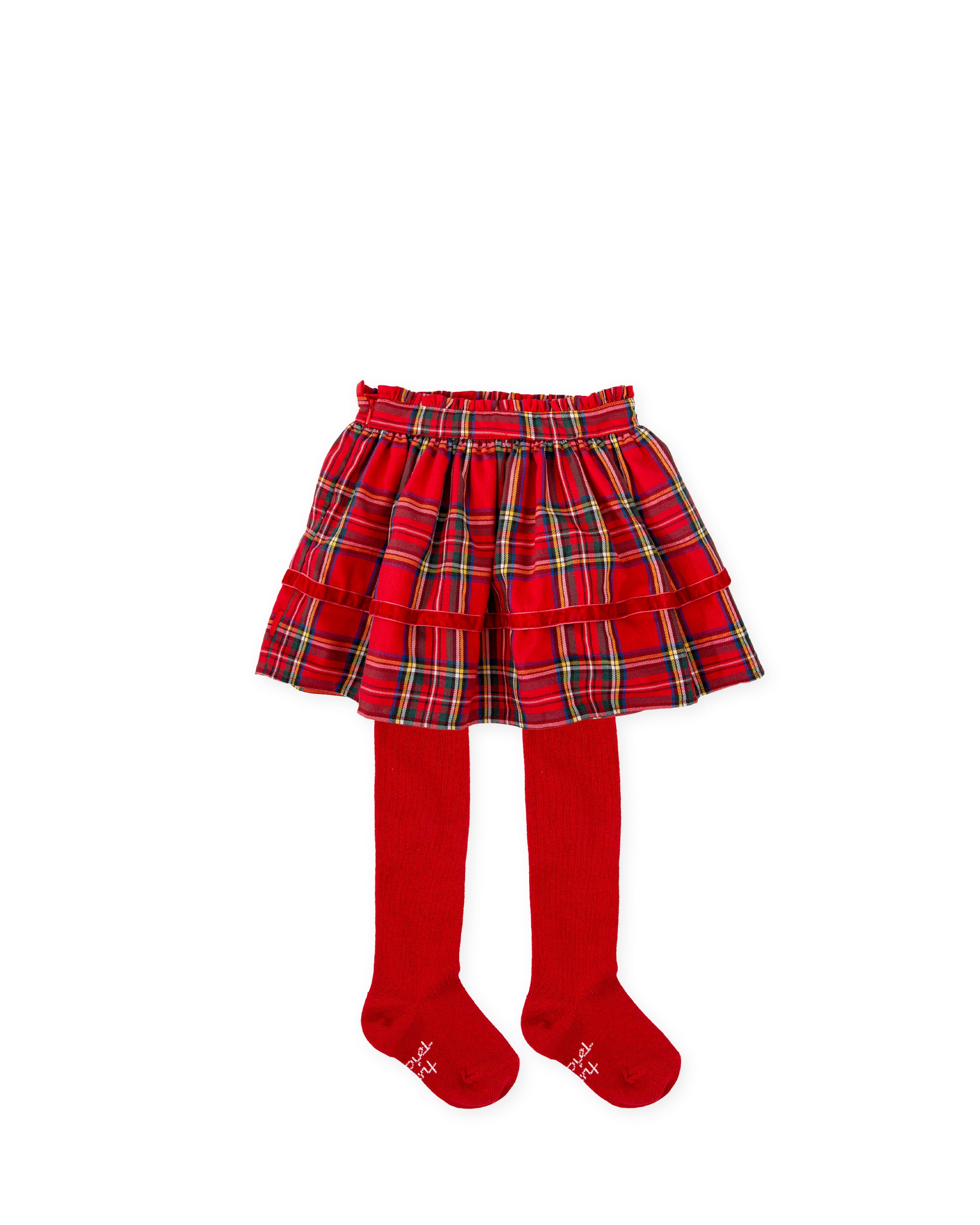 FALDA CON LEOTARDOS ROJO