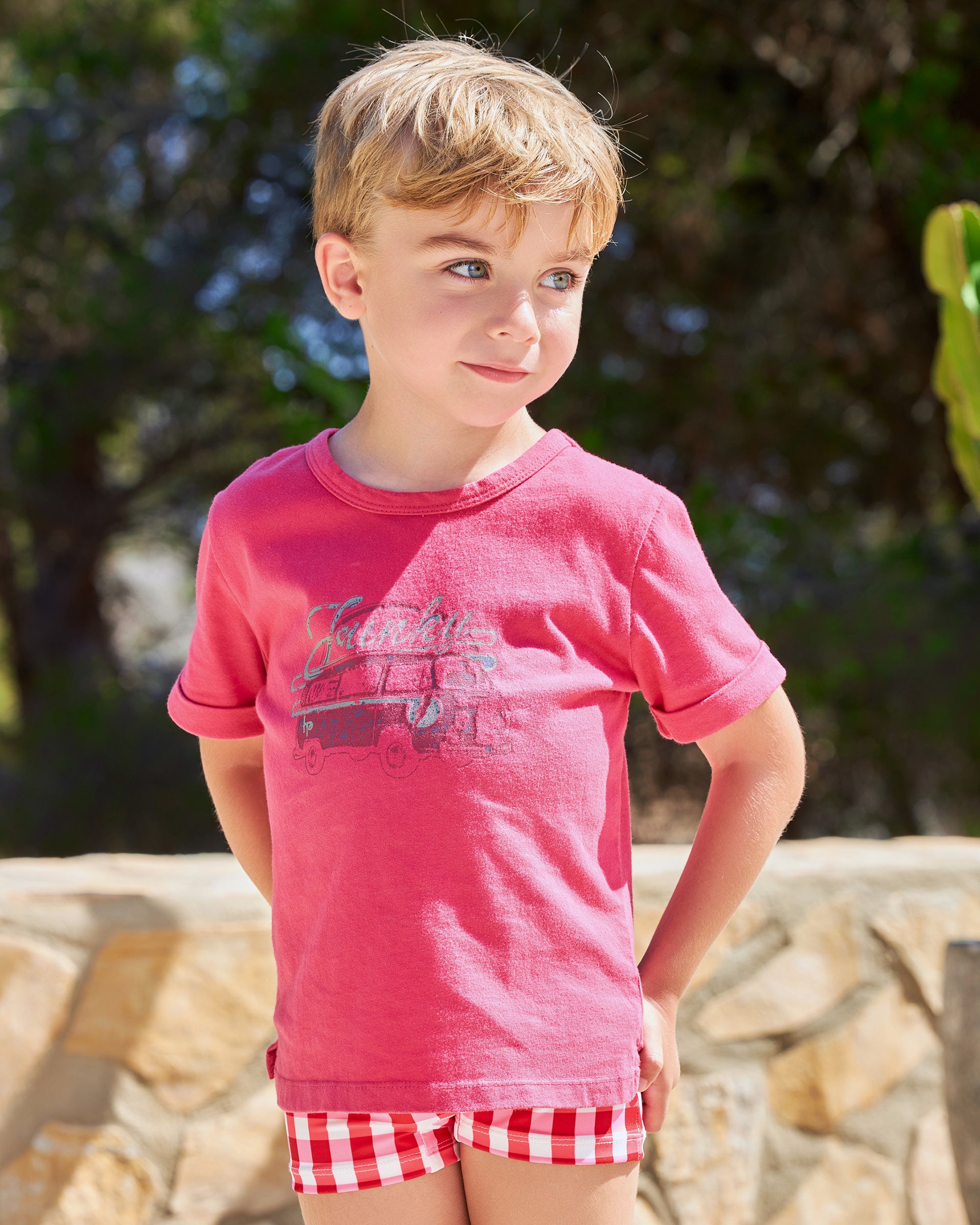 CAMISETA FRESA OSCURO