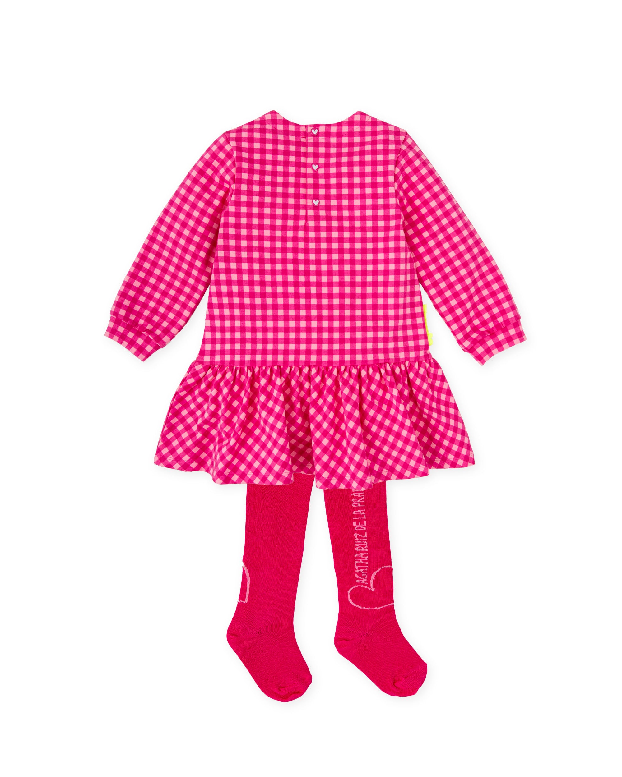 VESTIDO CON LEOTARDOS FUCSIA