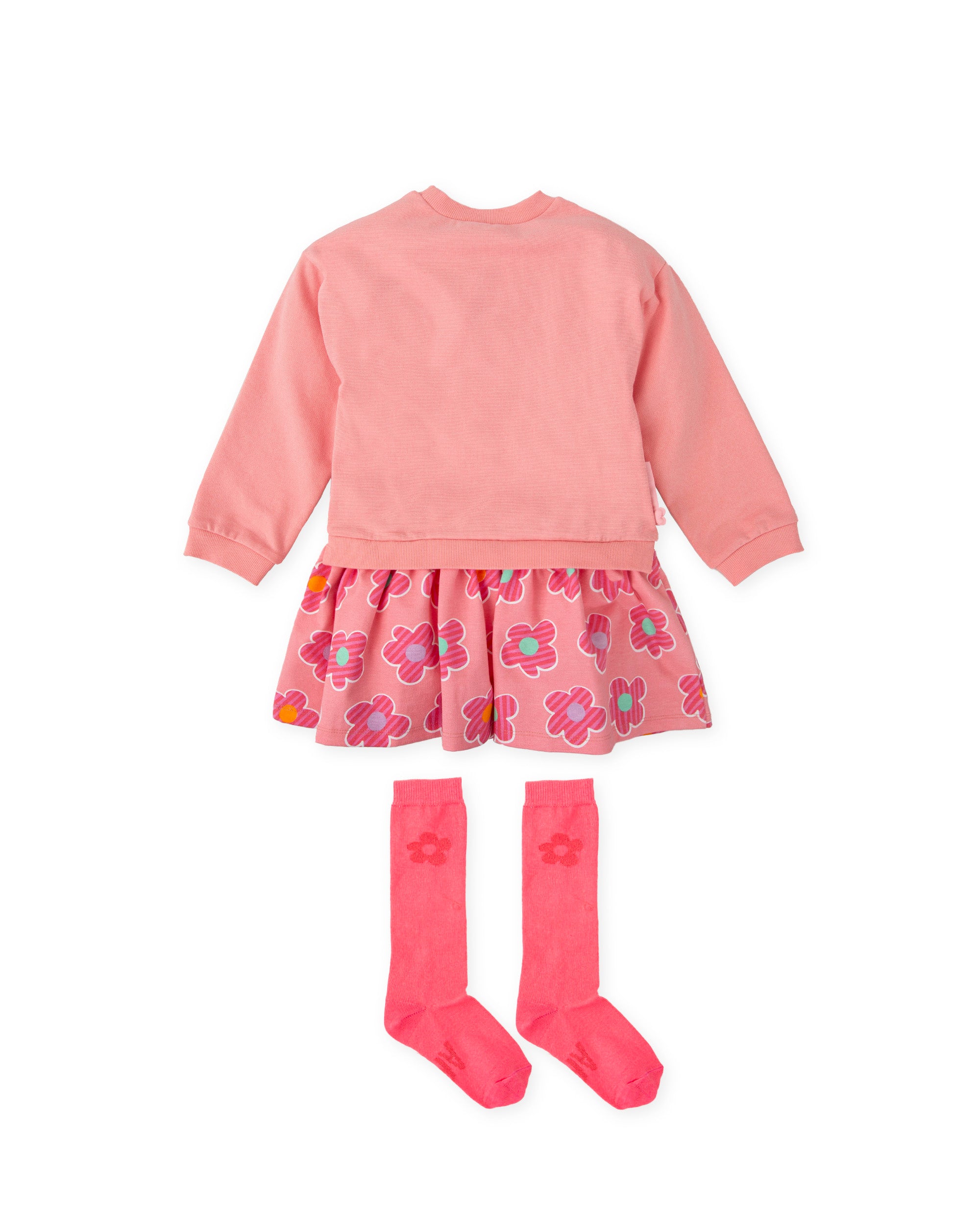 VESTIDO CON CALCETINES ROSA