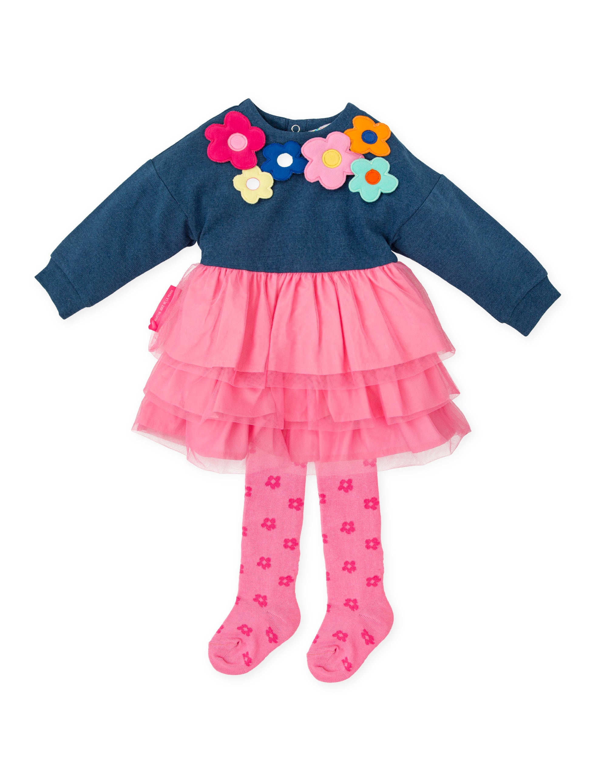 VESTIDO CON LEOTARDOS INDIGO