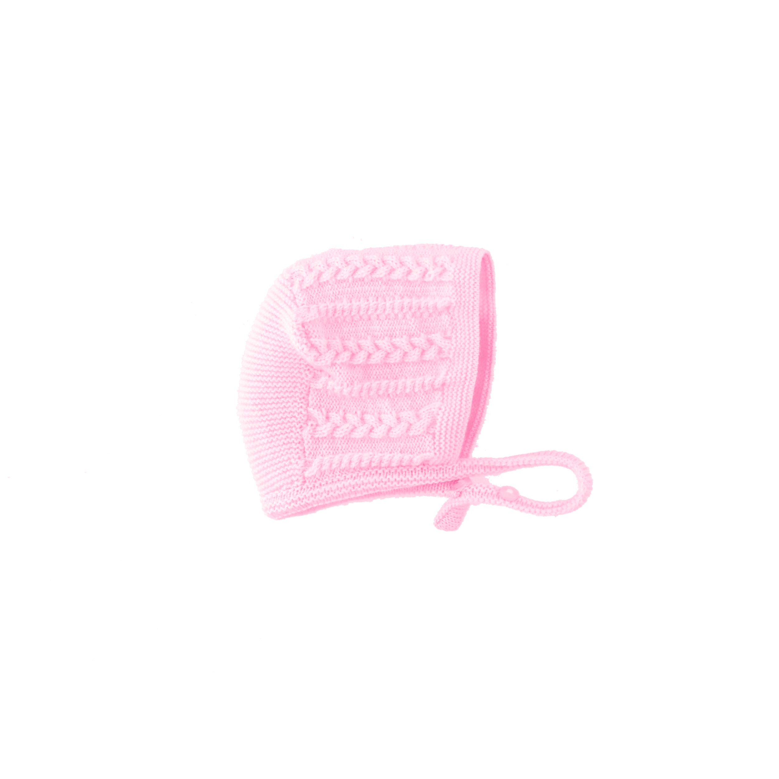 CAPOTA RECIÉN NACIDO ROSA