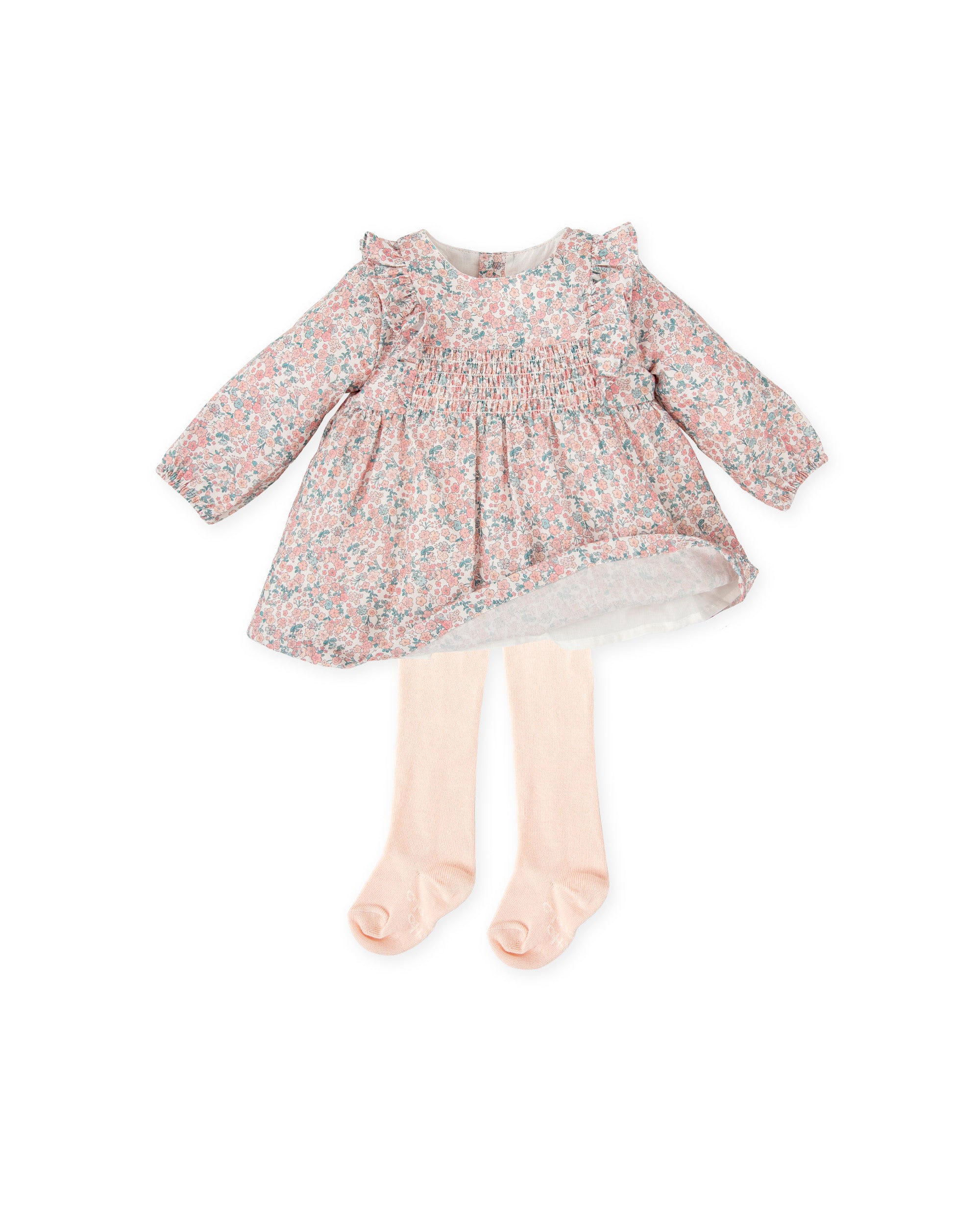 VESTIDO CON LEOTARDOS ROSA