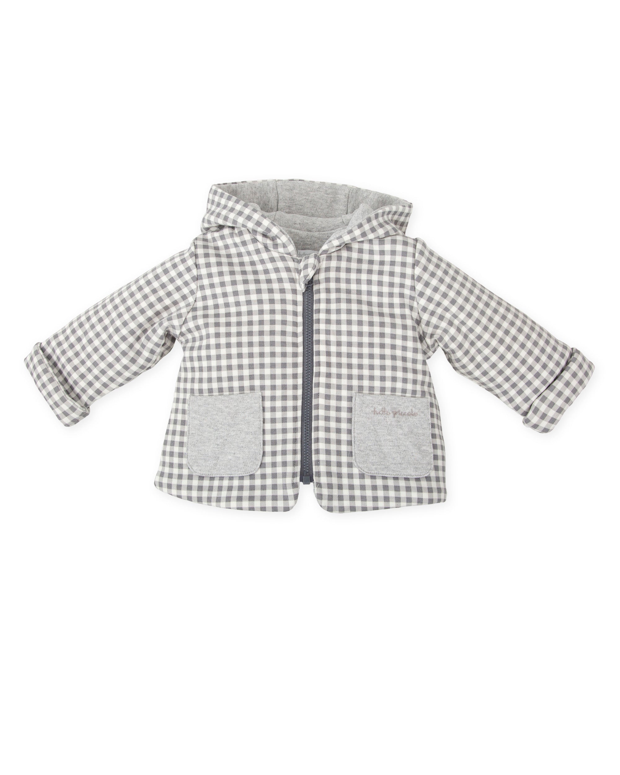 CHAQUETÓN GRIS