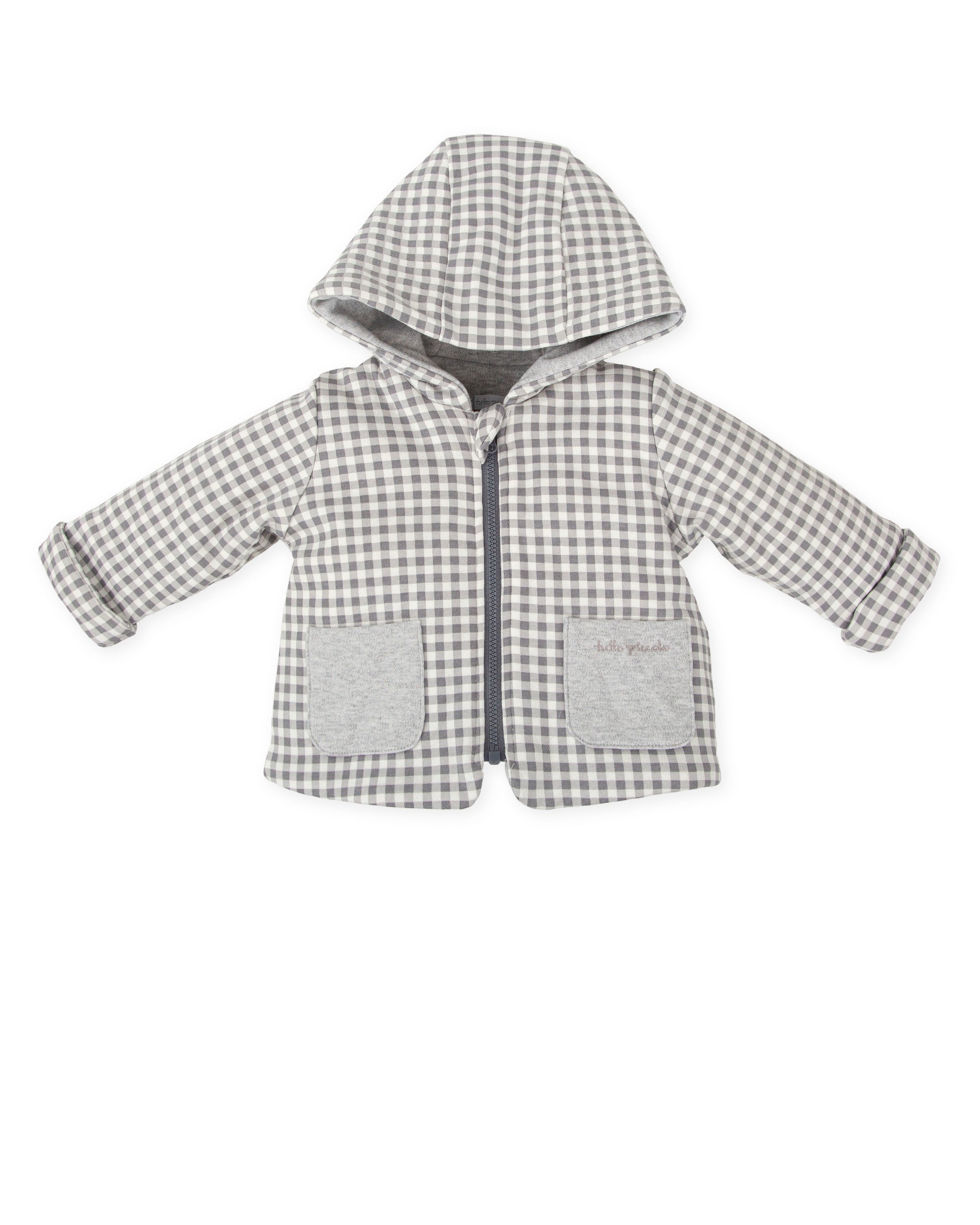 CHAQUETÓN GRIS