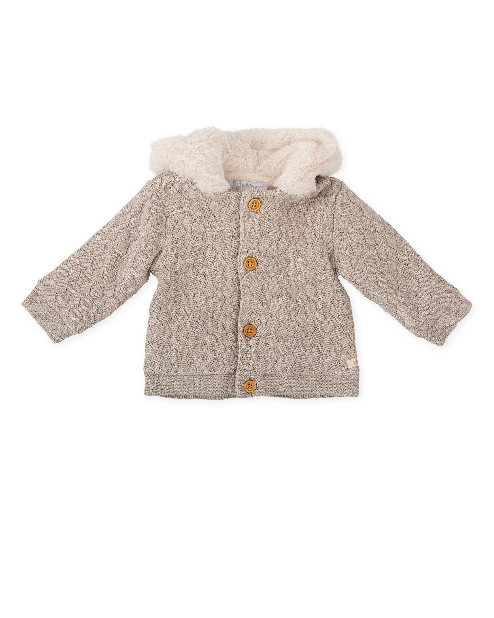 CHAQUETÓN TOPO