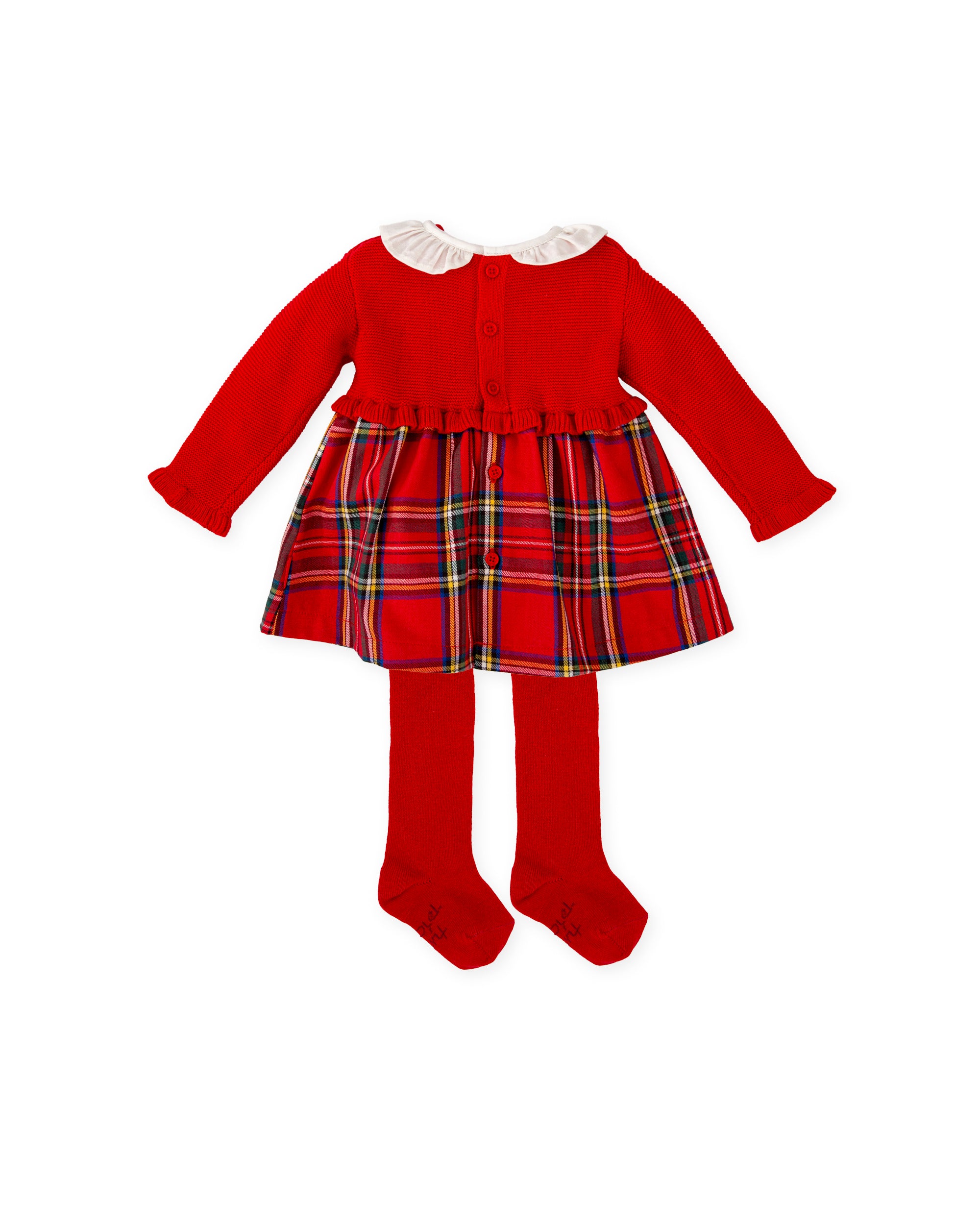 VESTIDO CON LEOTARDOS ROJO