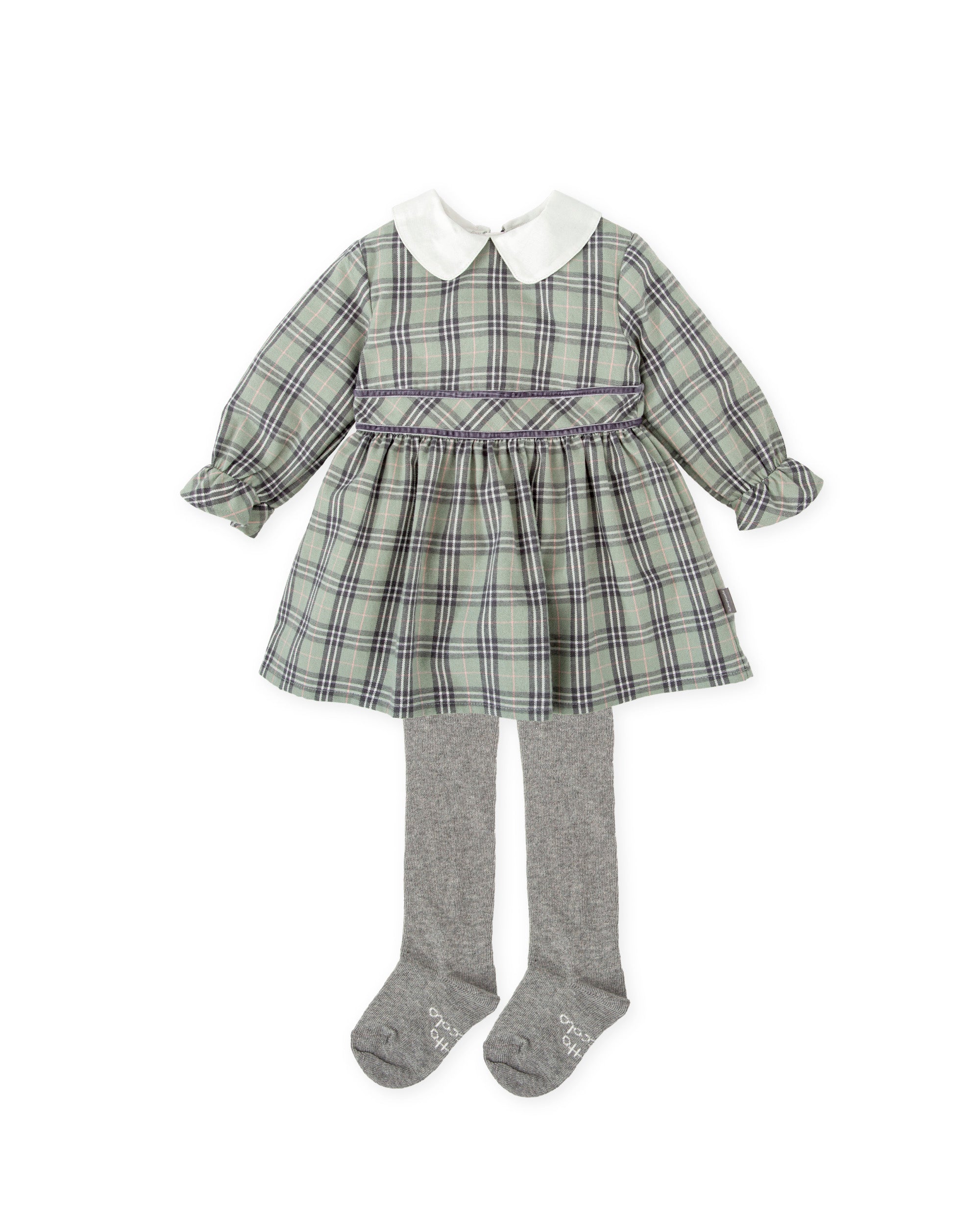 VESTIDO CON LEOTARDOS GRIS