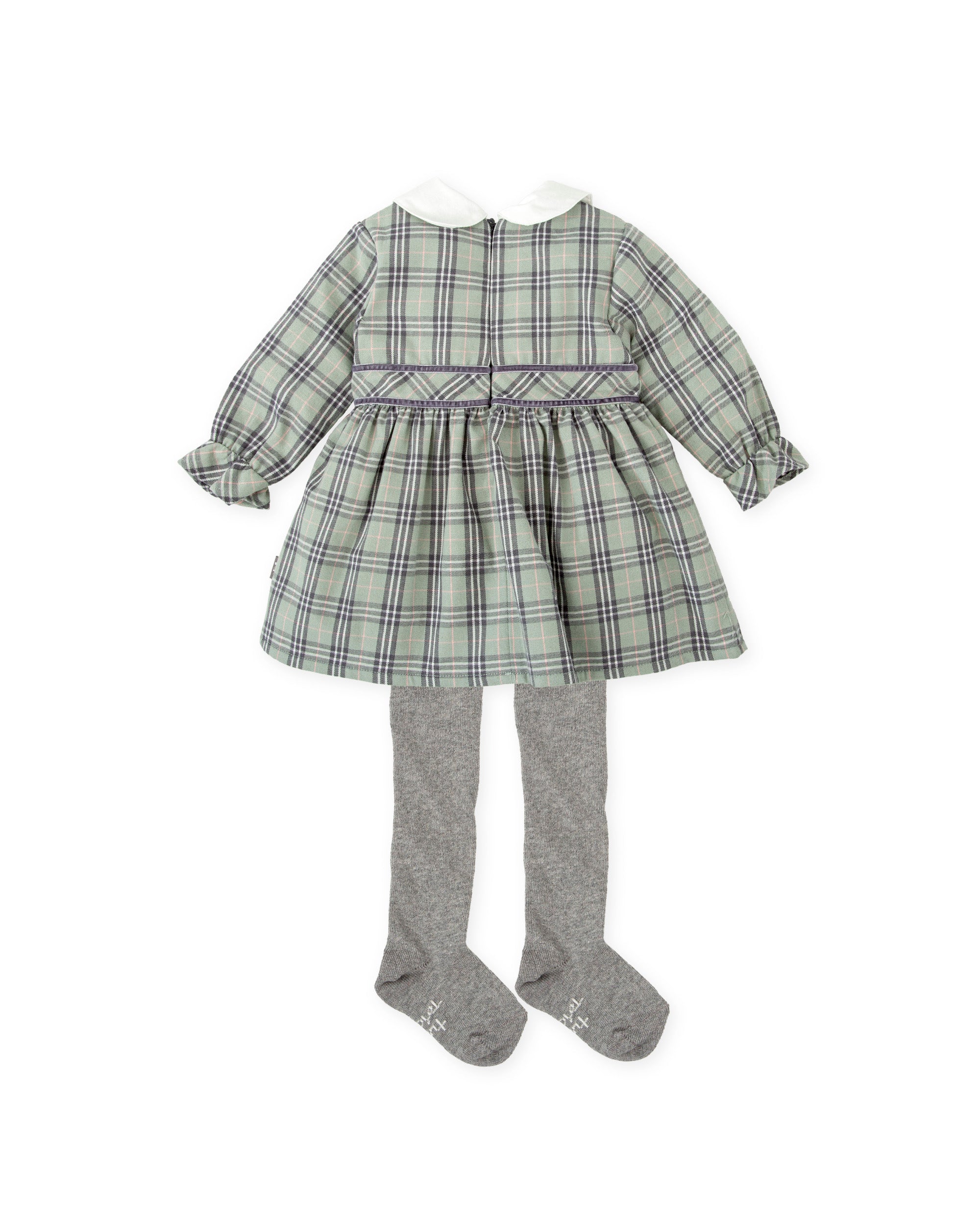 VESTIDO CON LEOTARDOS GRIS