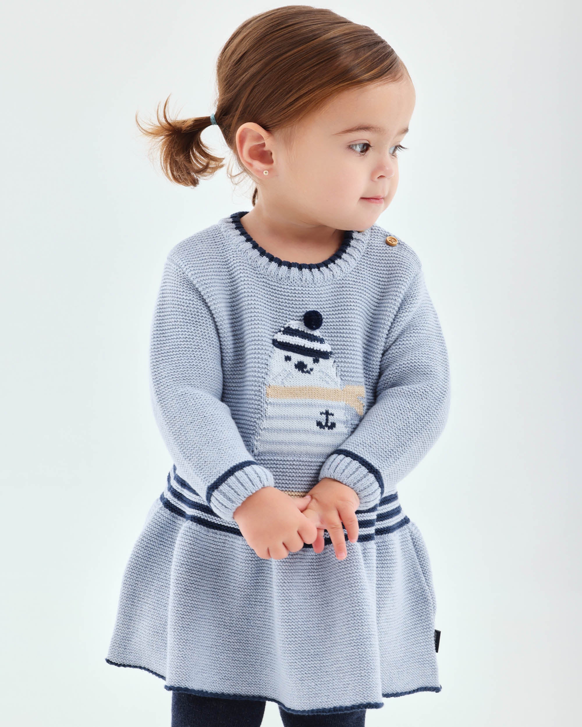 VESTIDO CON LEOTARDOS PORCELANA