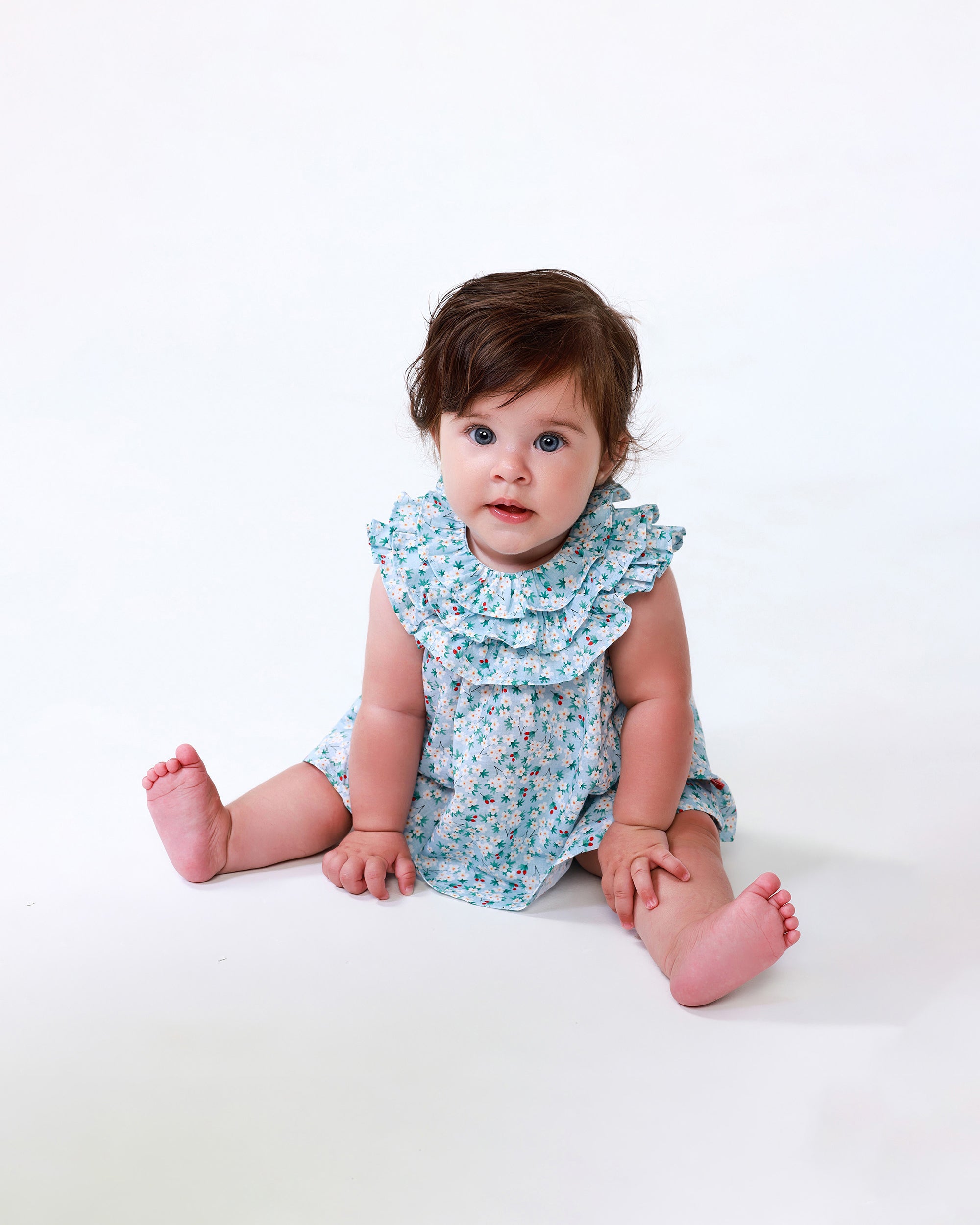 VESTIDO CON BRAGUITA AGUAMARINA BEBÉ