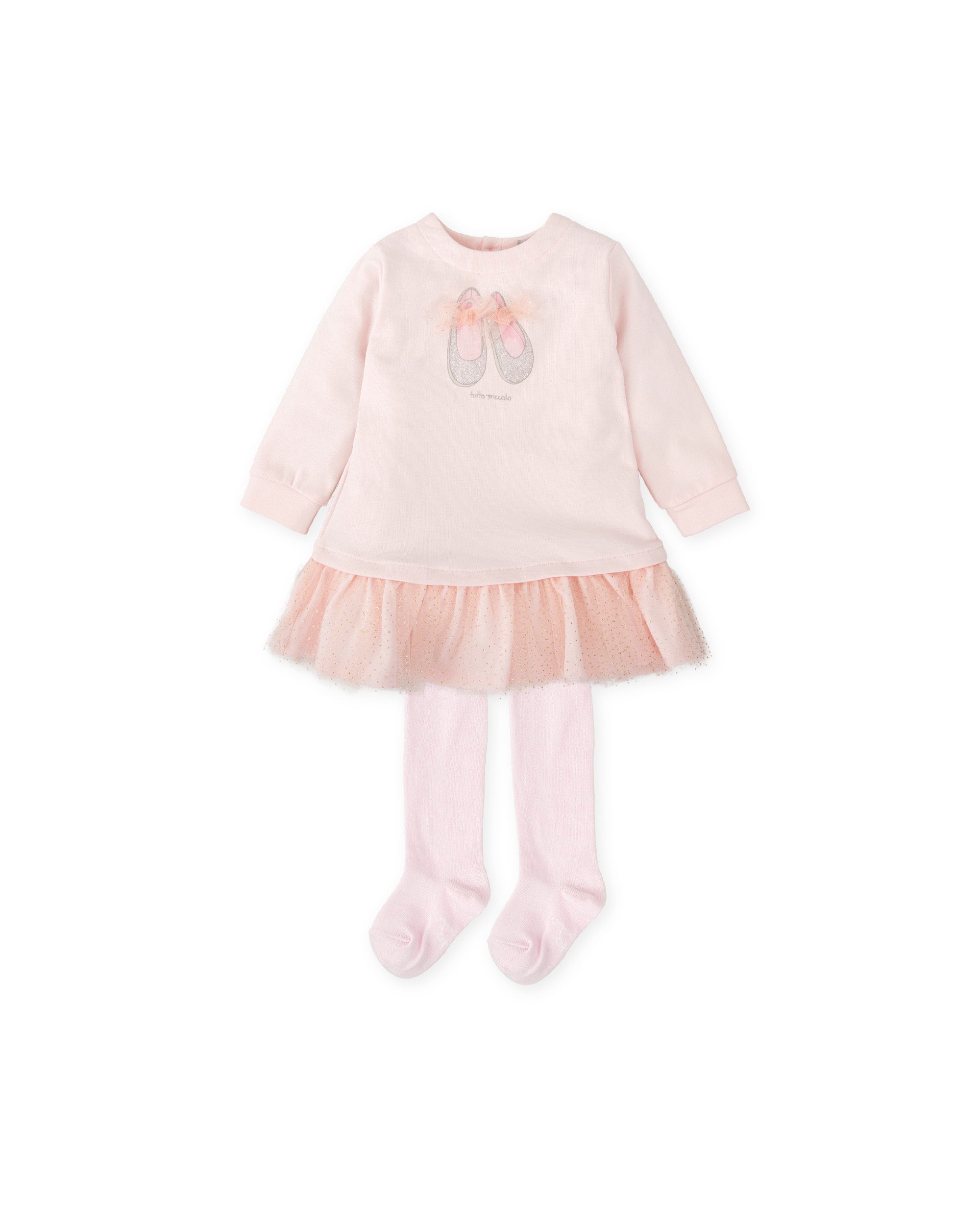 VESTIDO CON LEOTARDOS ROSA