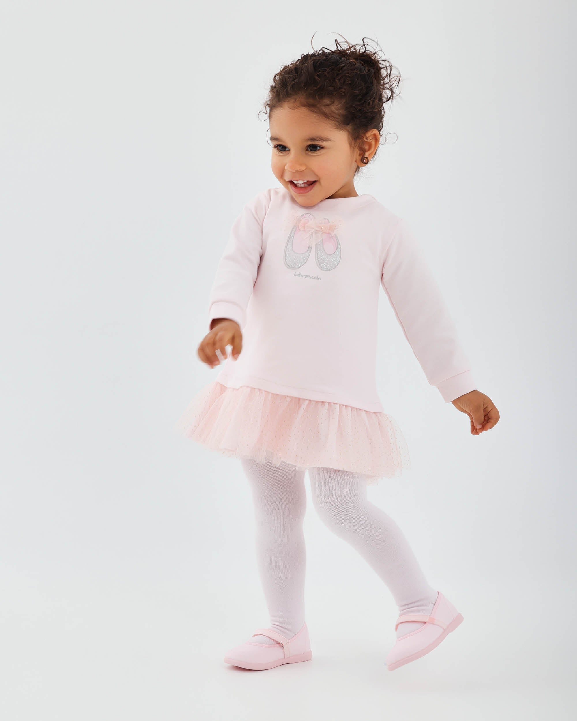 VESTIDO CON LEOTARDOS ROSA