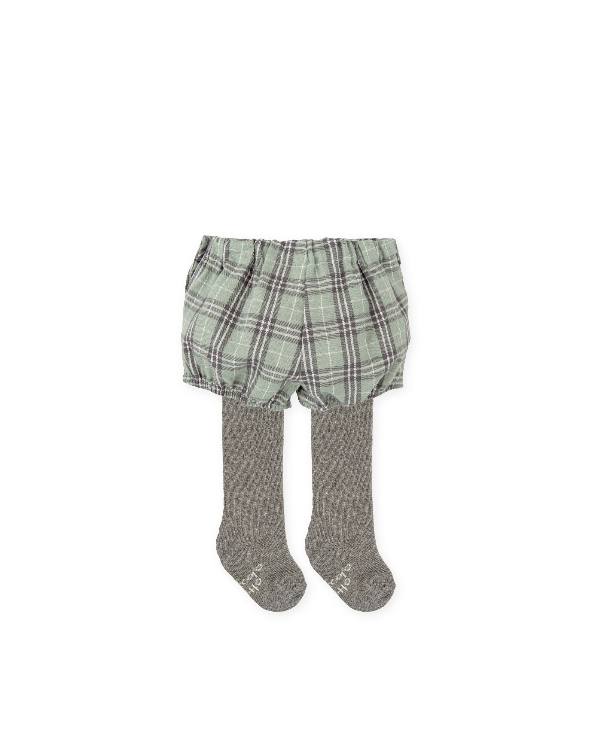 PANTALON BOMBACHO Y LEOTARDOS GRIS