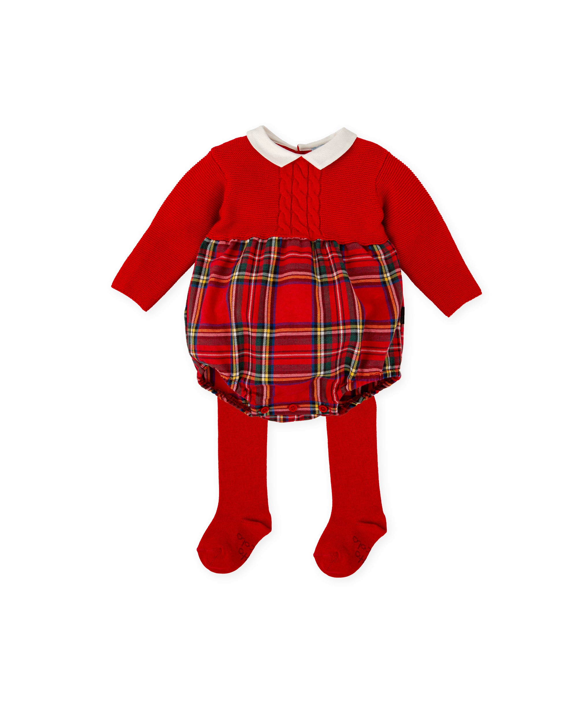 Pelele con leotardos ROJO