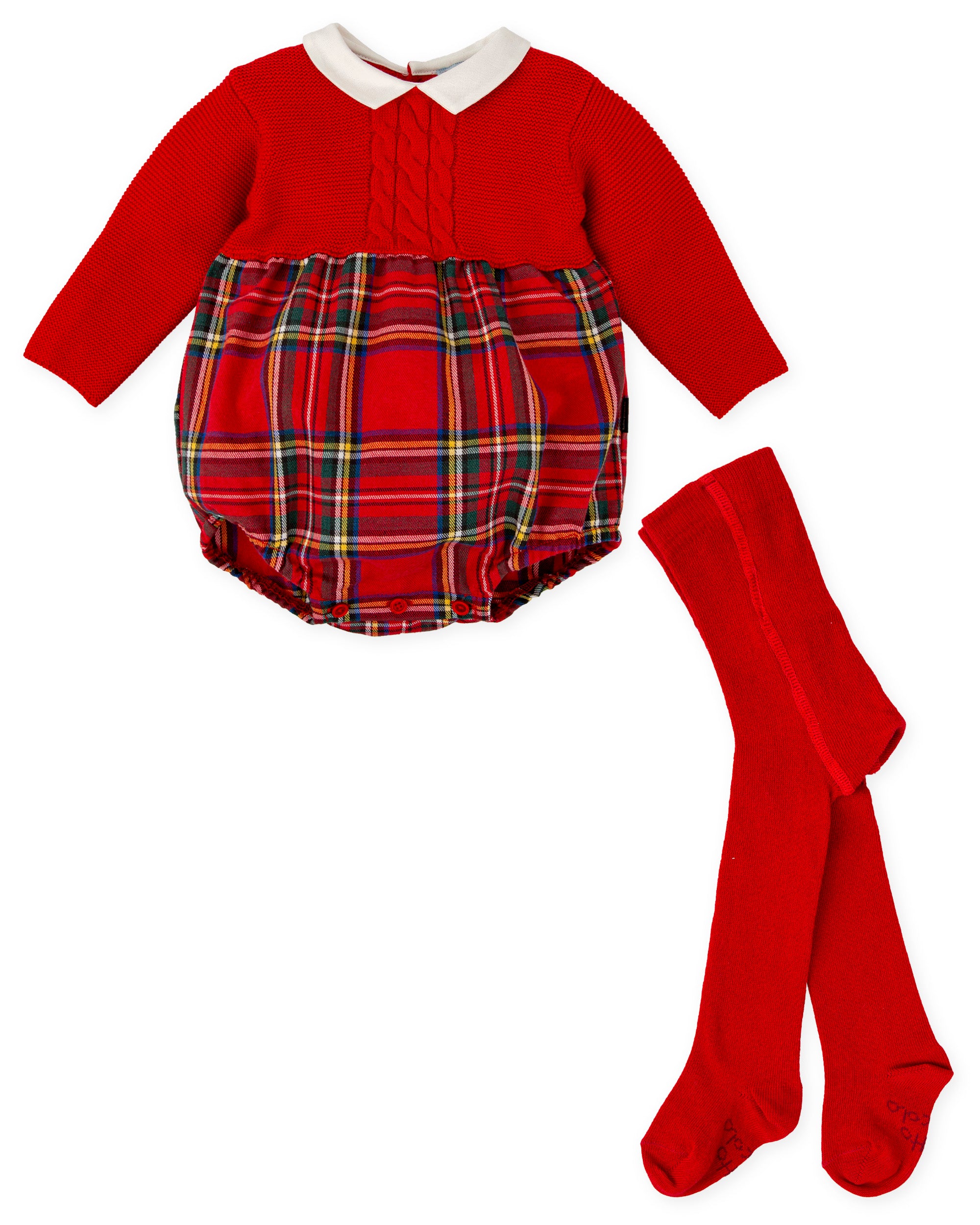 Pelele con leotardos ROJO