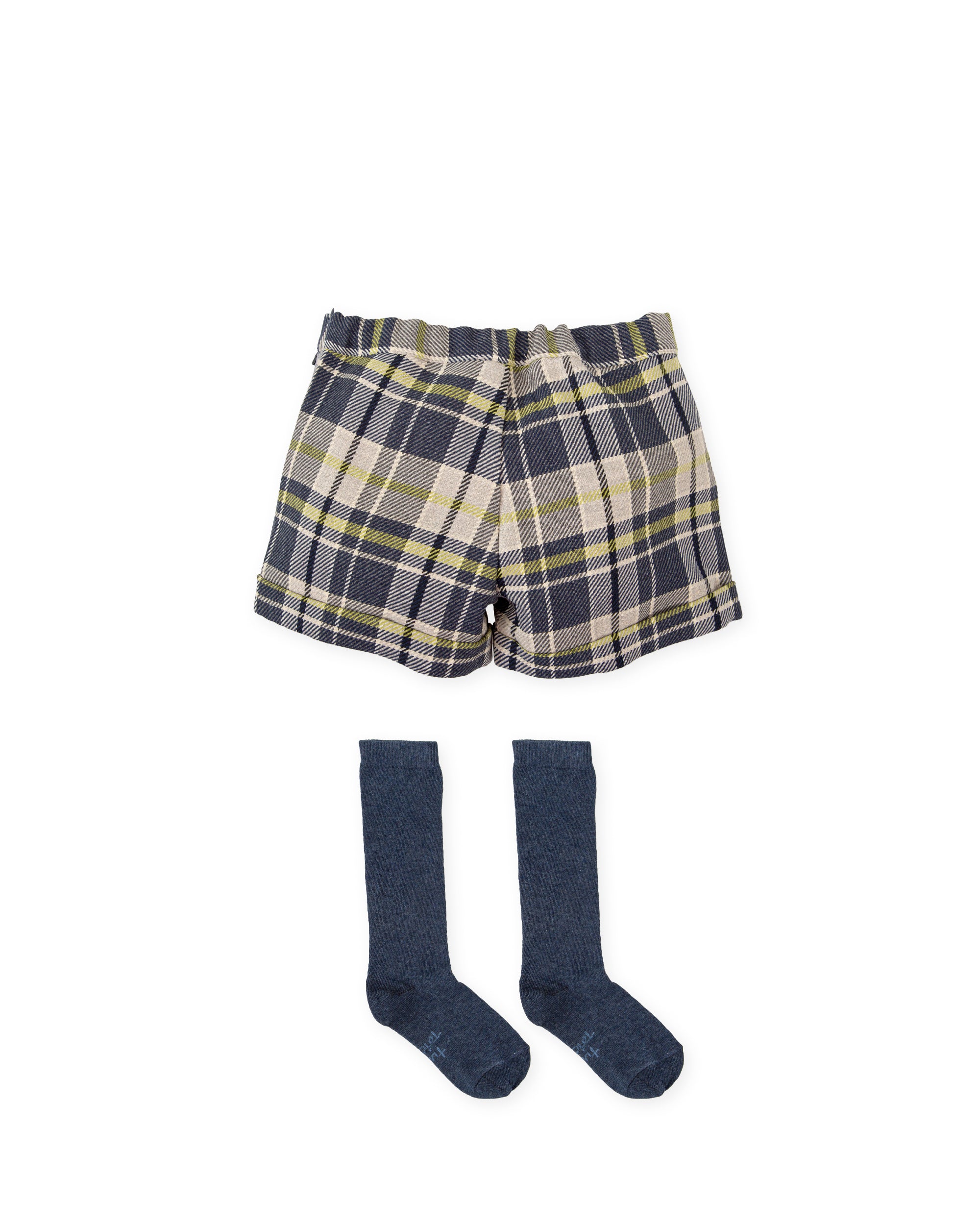 Short con calcetines AZUL MARINO