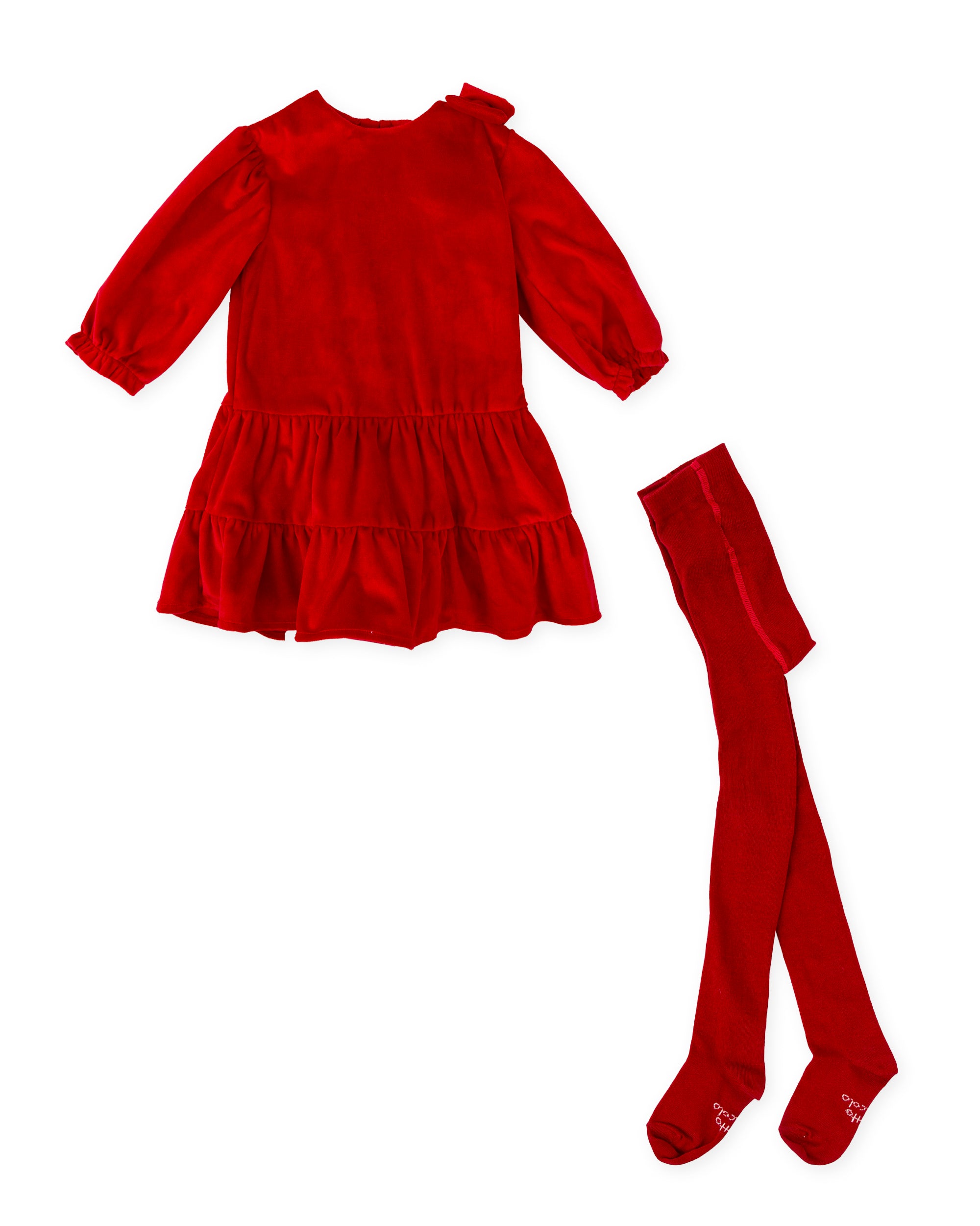 VESTIDO CON LEOTARDOS ROJO