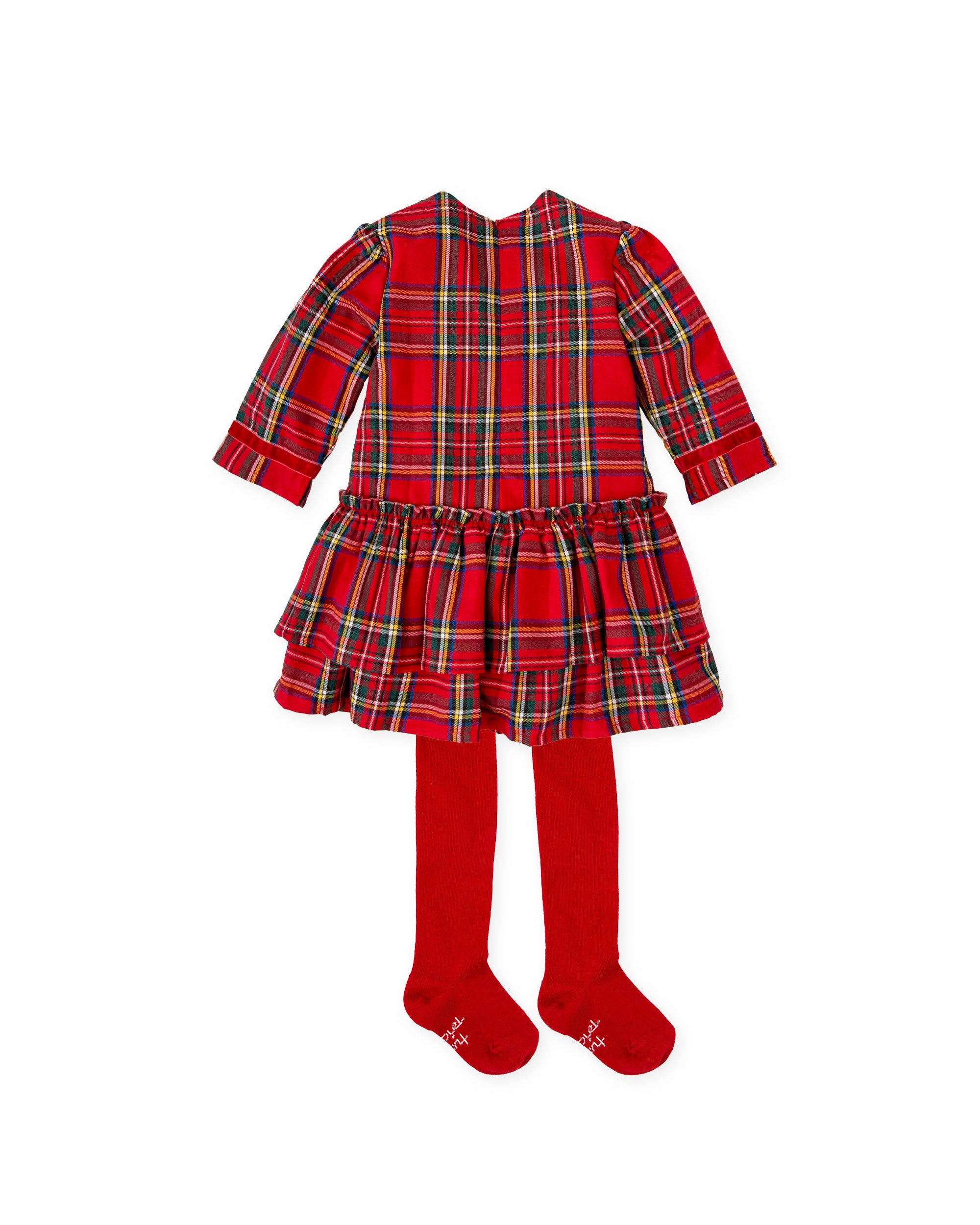 VESTIDO CON LEOTARDOS ROJO