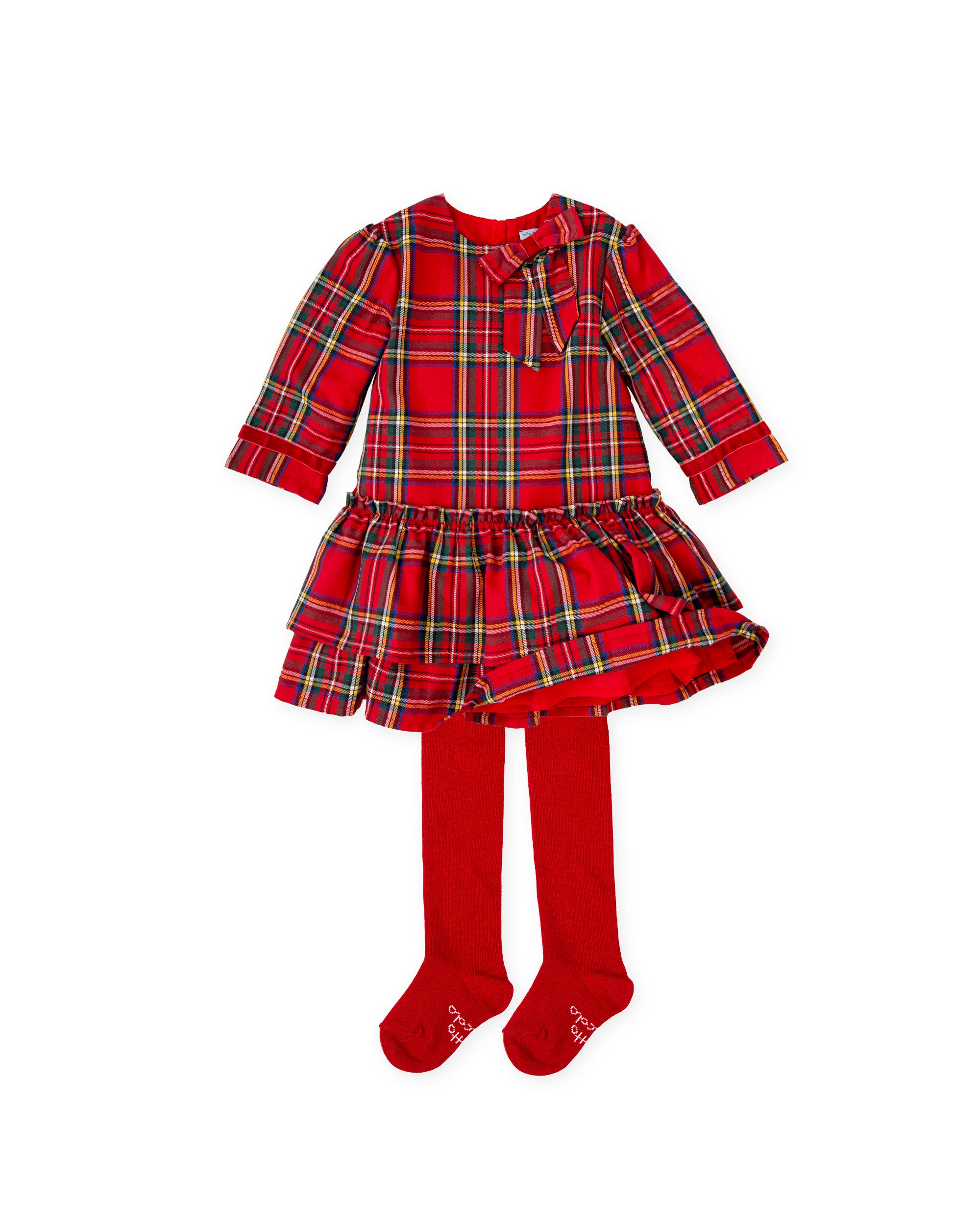 VESTIDO CON LEOTARDOS ROJO