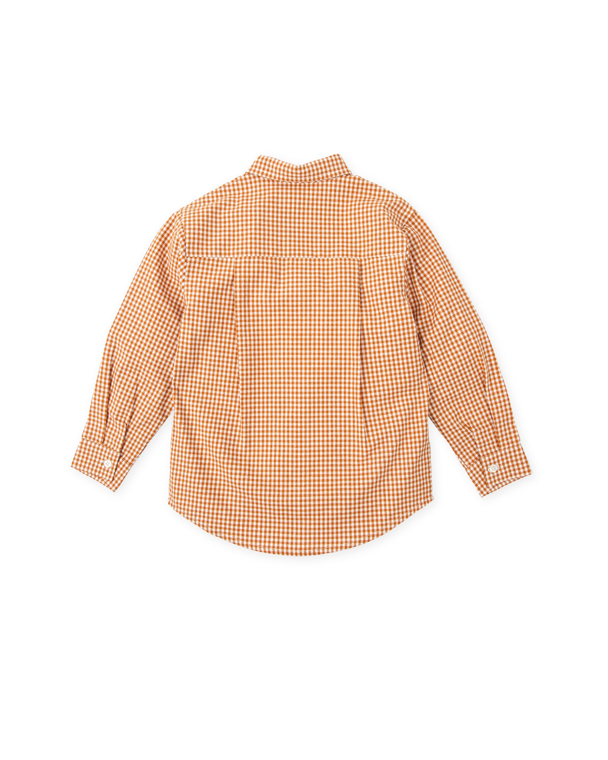 CAMISA NARANJA OSCURO