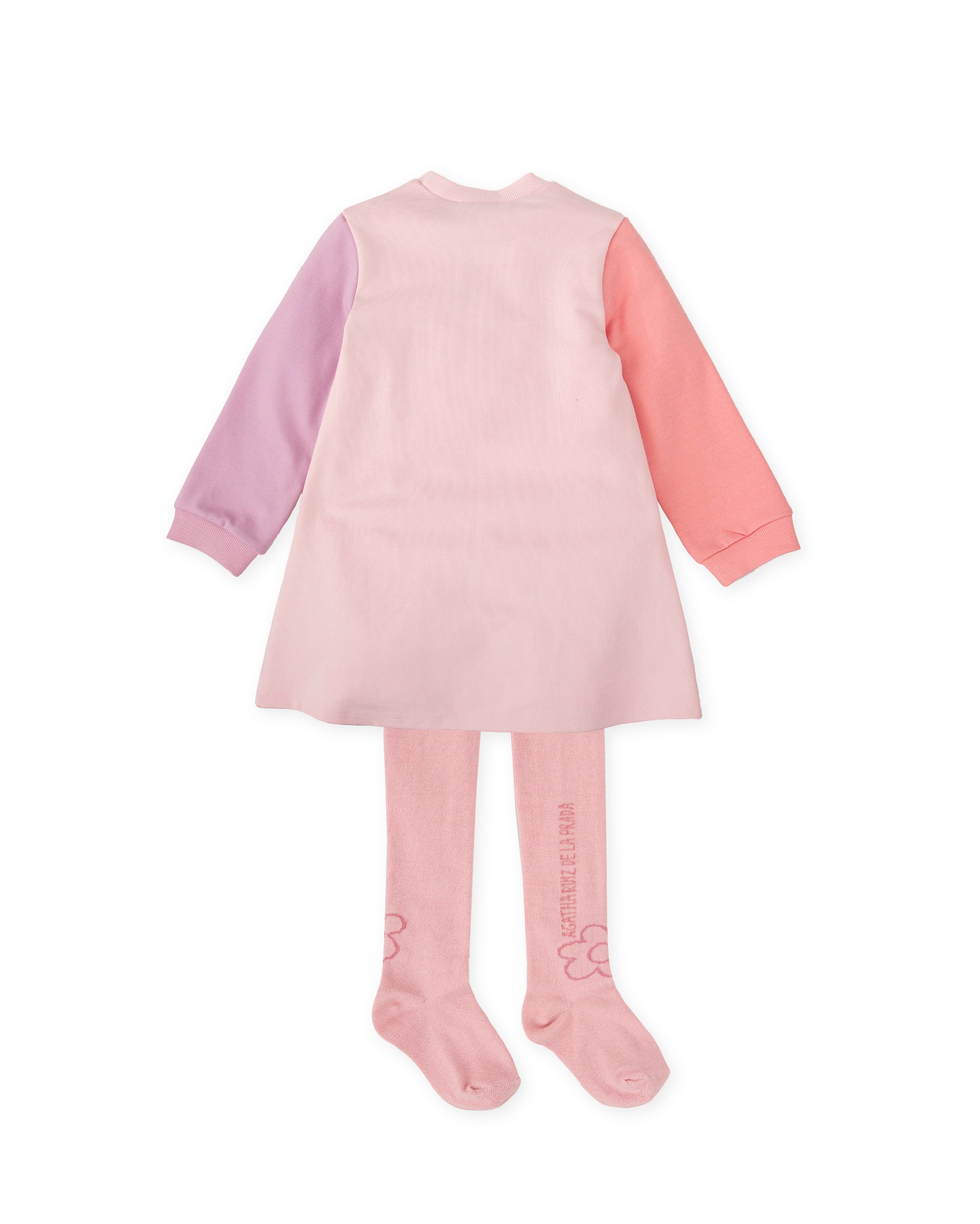 VESTIDO CON LEOTARDOS ROSA