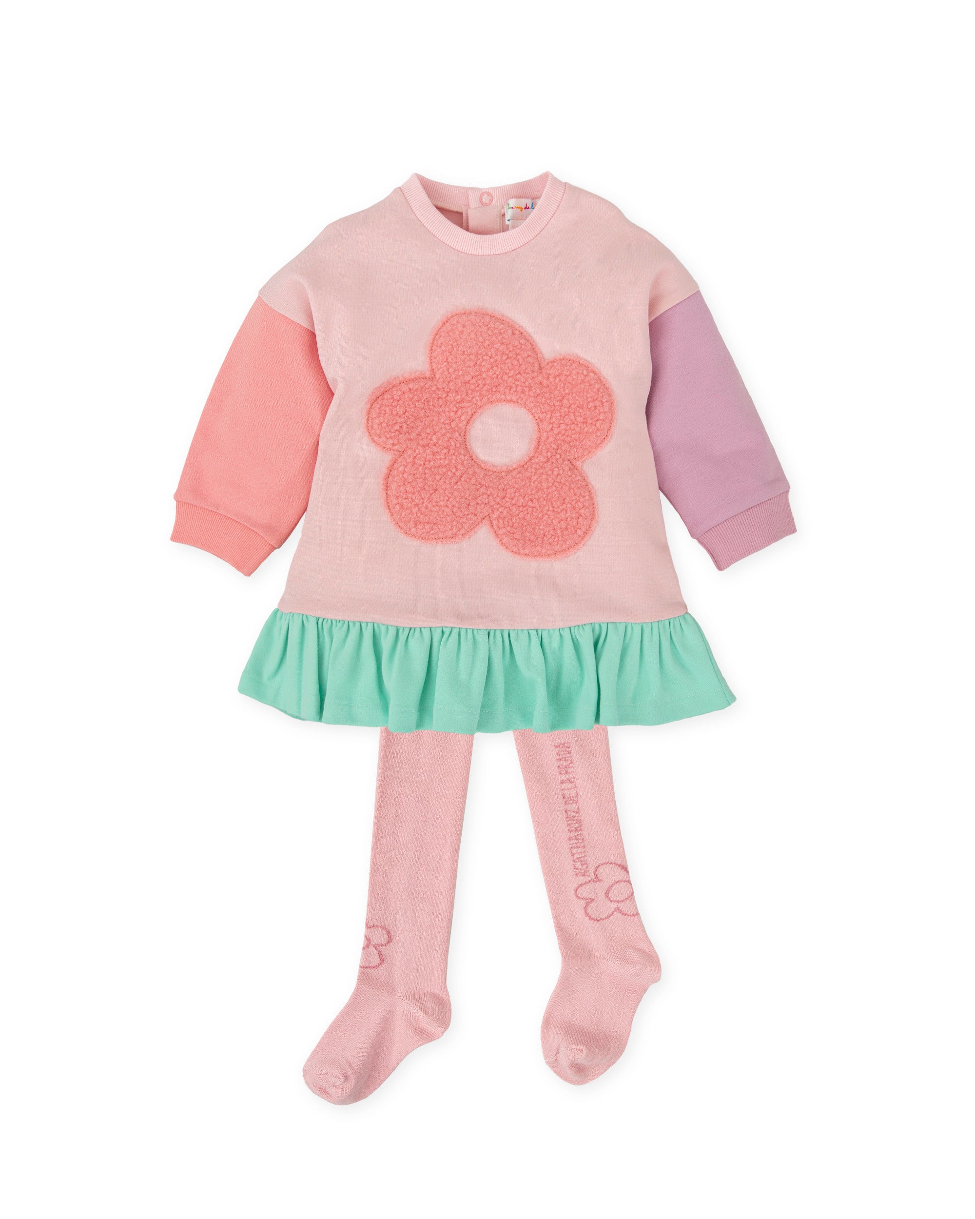 VESTIDO CON LEOTARDOS ROSA