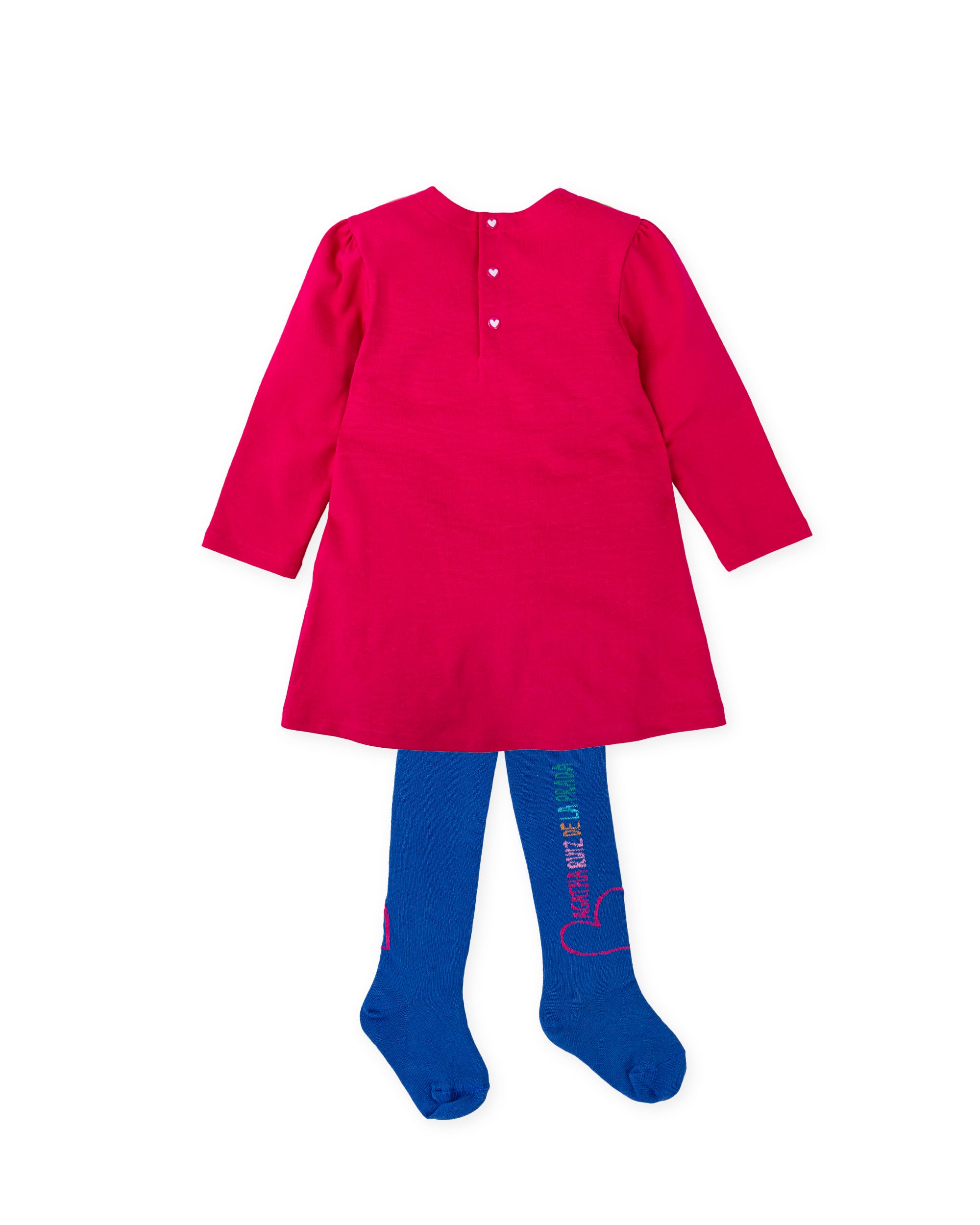 VESTIDO CON LEOTARDOS FUCSIA