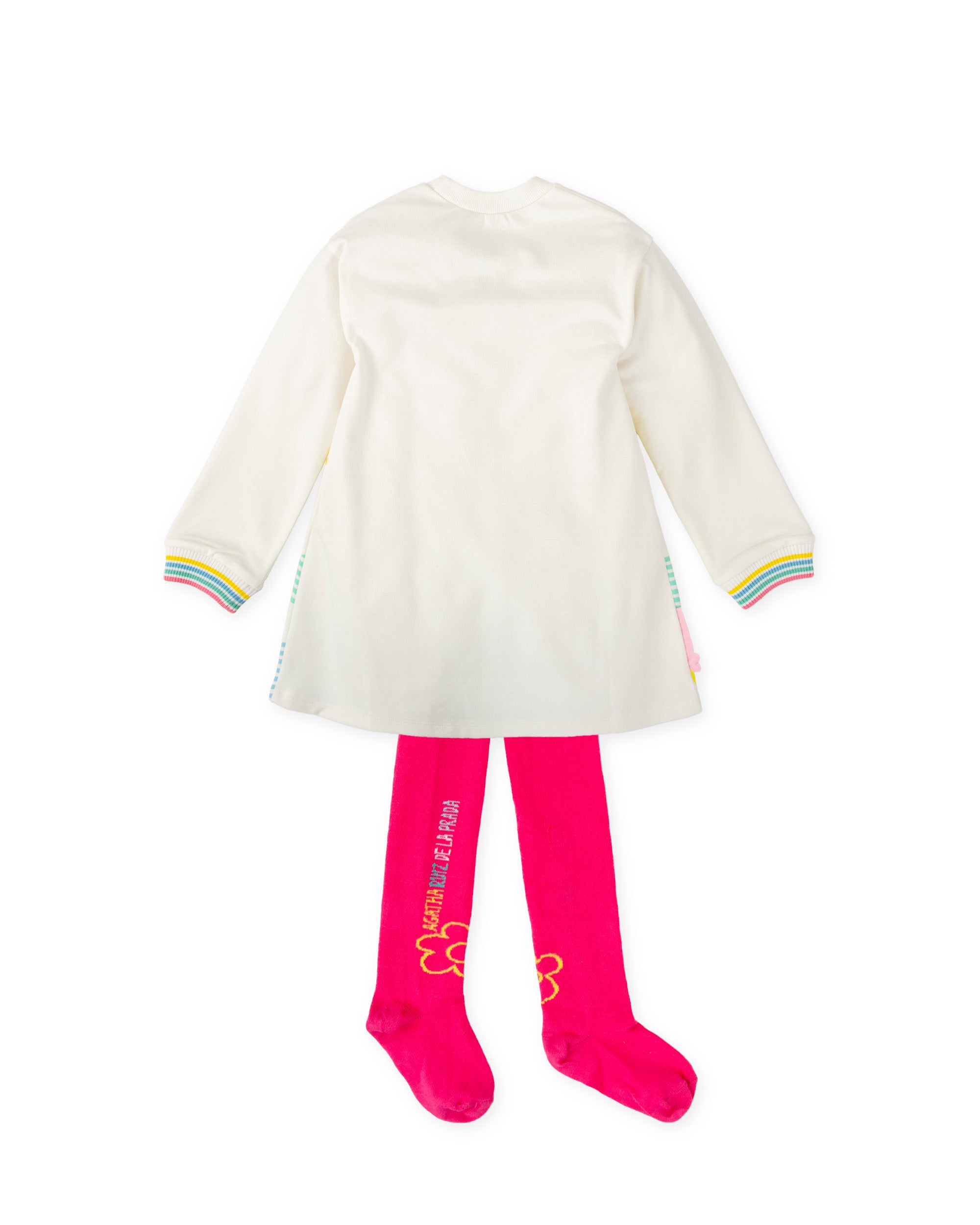VESTIDO CON LEOTARDOS BLANCO QUÍMICO