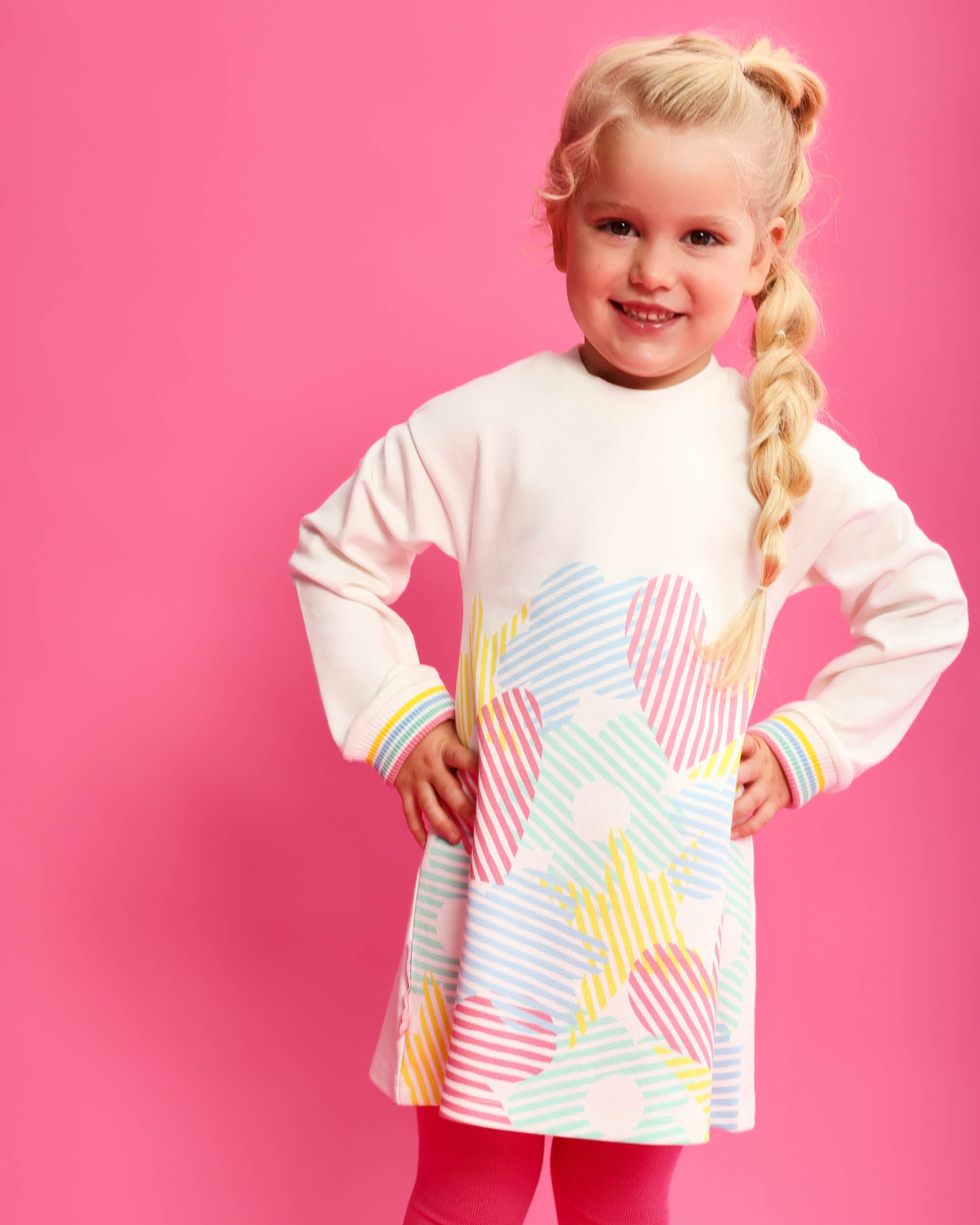 VESTIDO CON LEOTARDOS BLANCO QUÍMICO