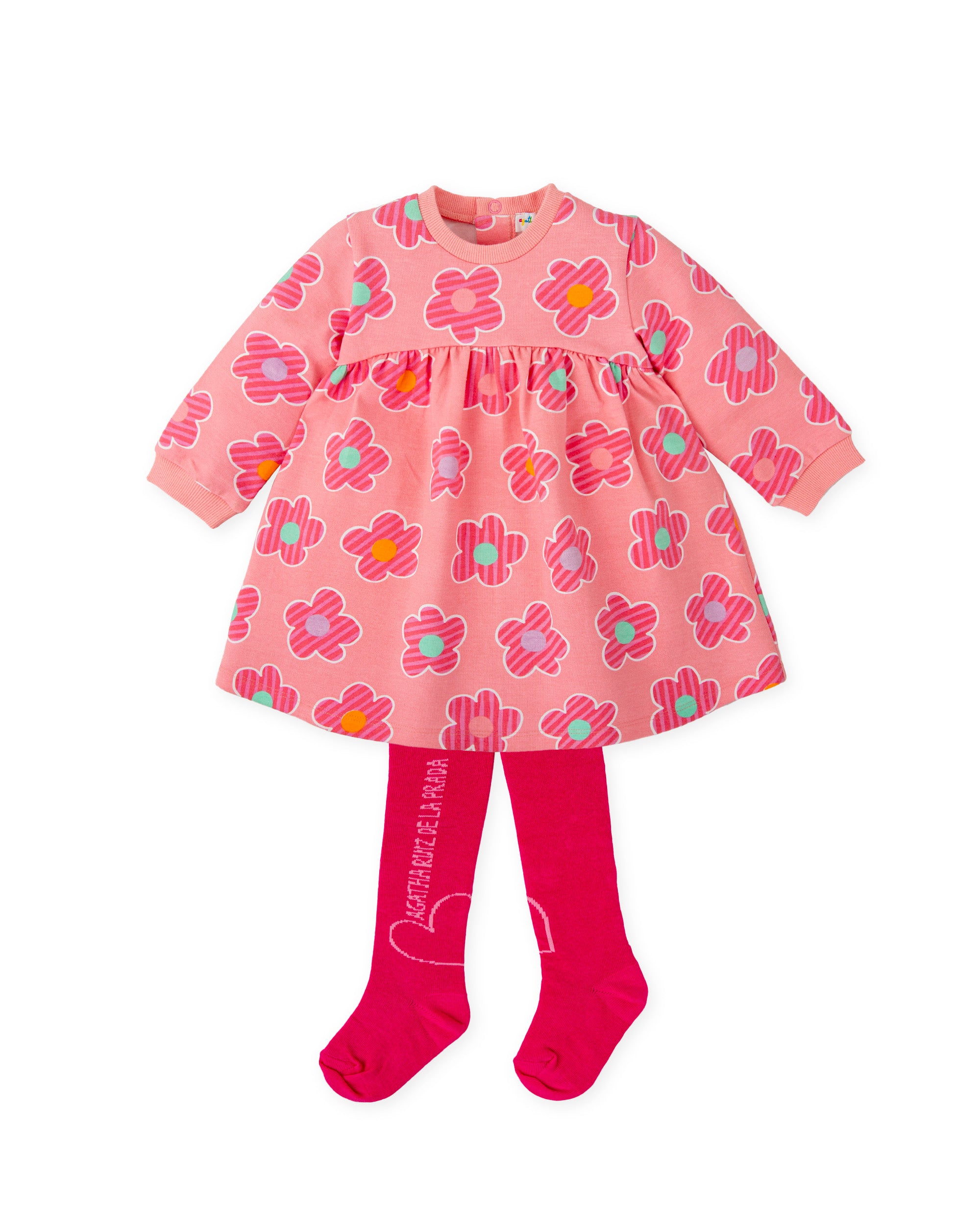 VESTIDO CON LEOTARDOS ROSA