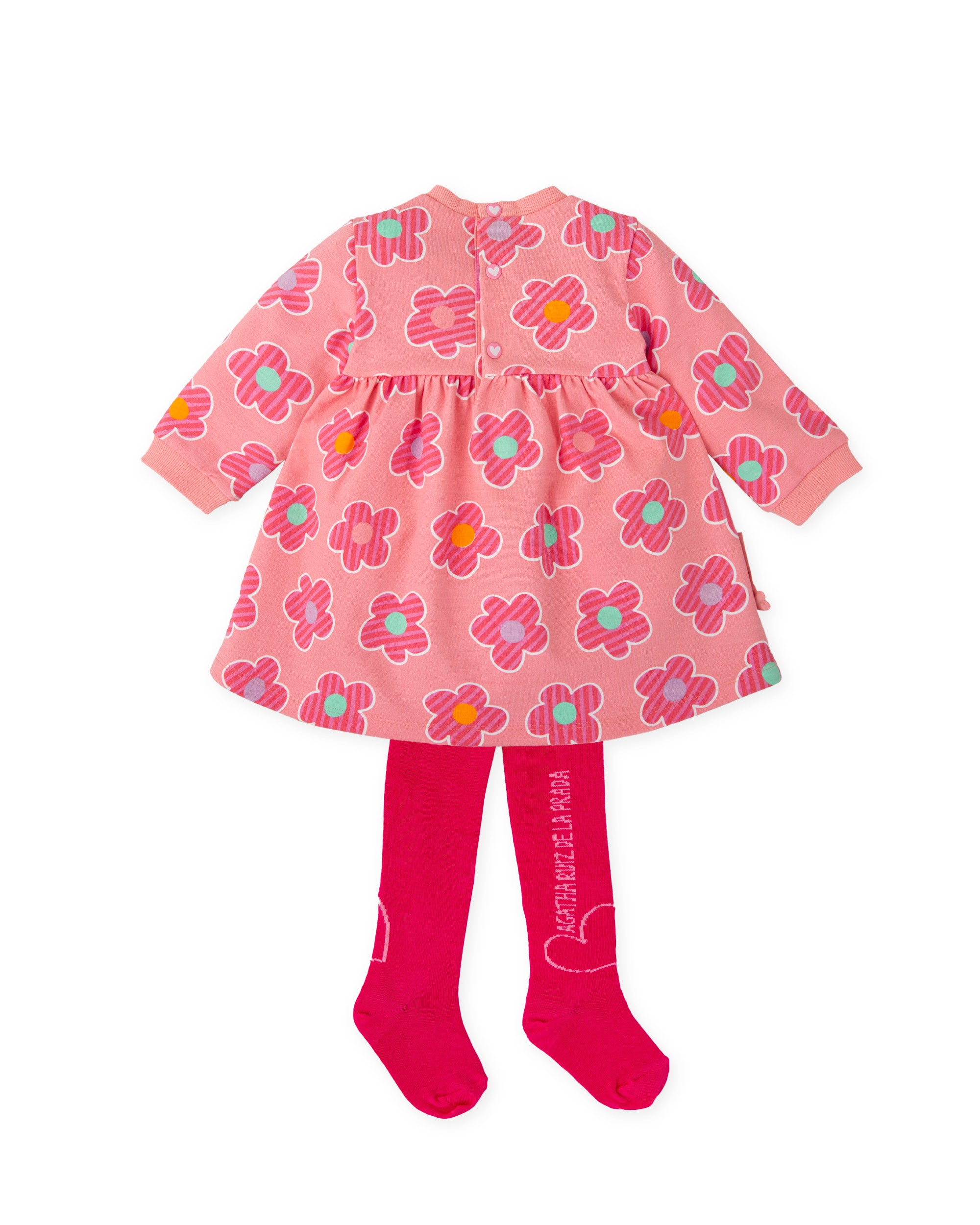 VESTIDO CON LEOTARDOS ROSA