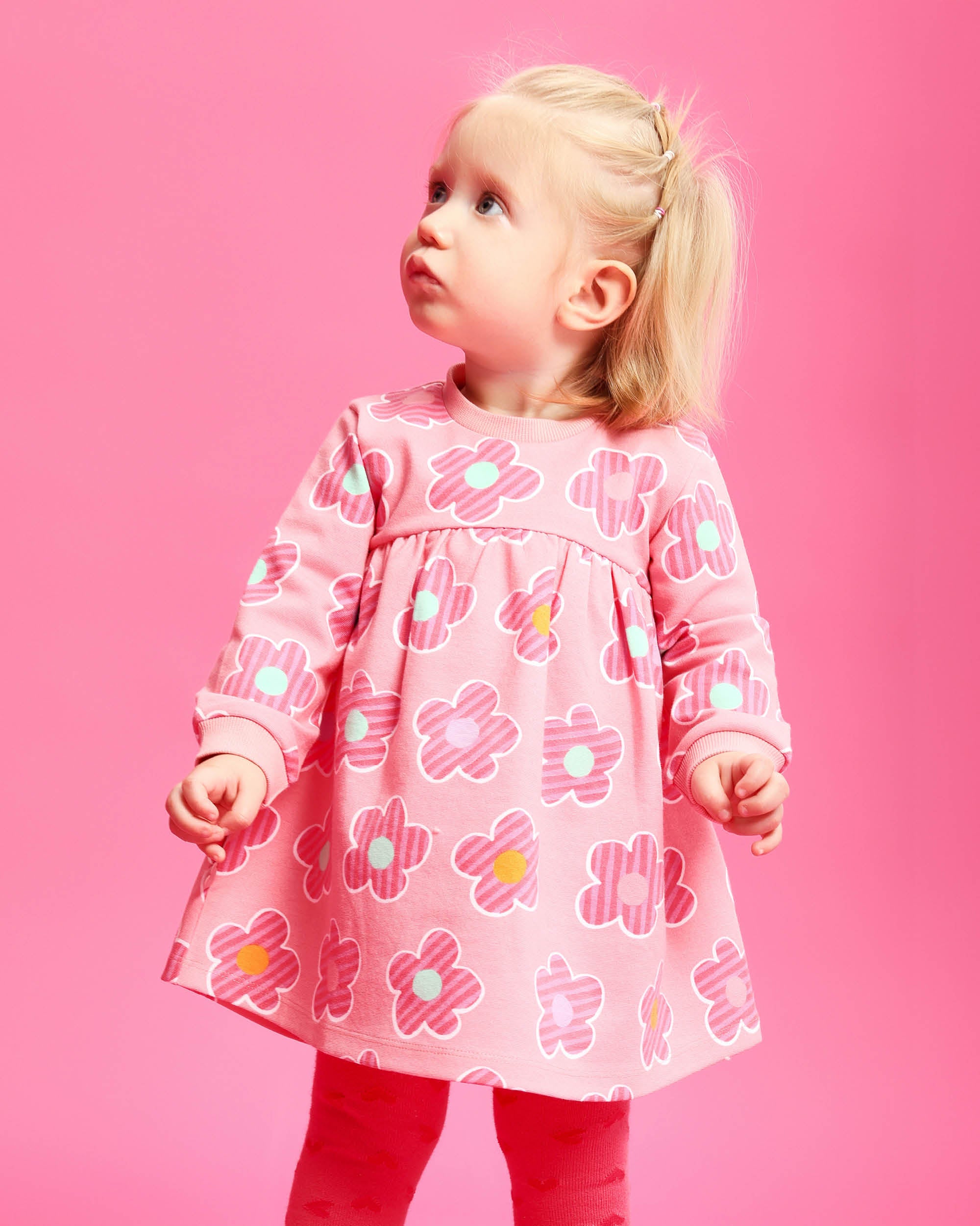 VESTIDO CON LEOTARDOS ROSA