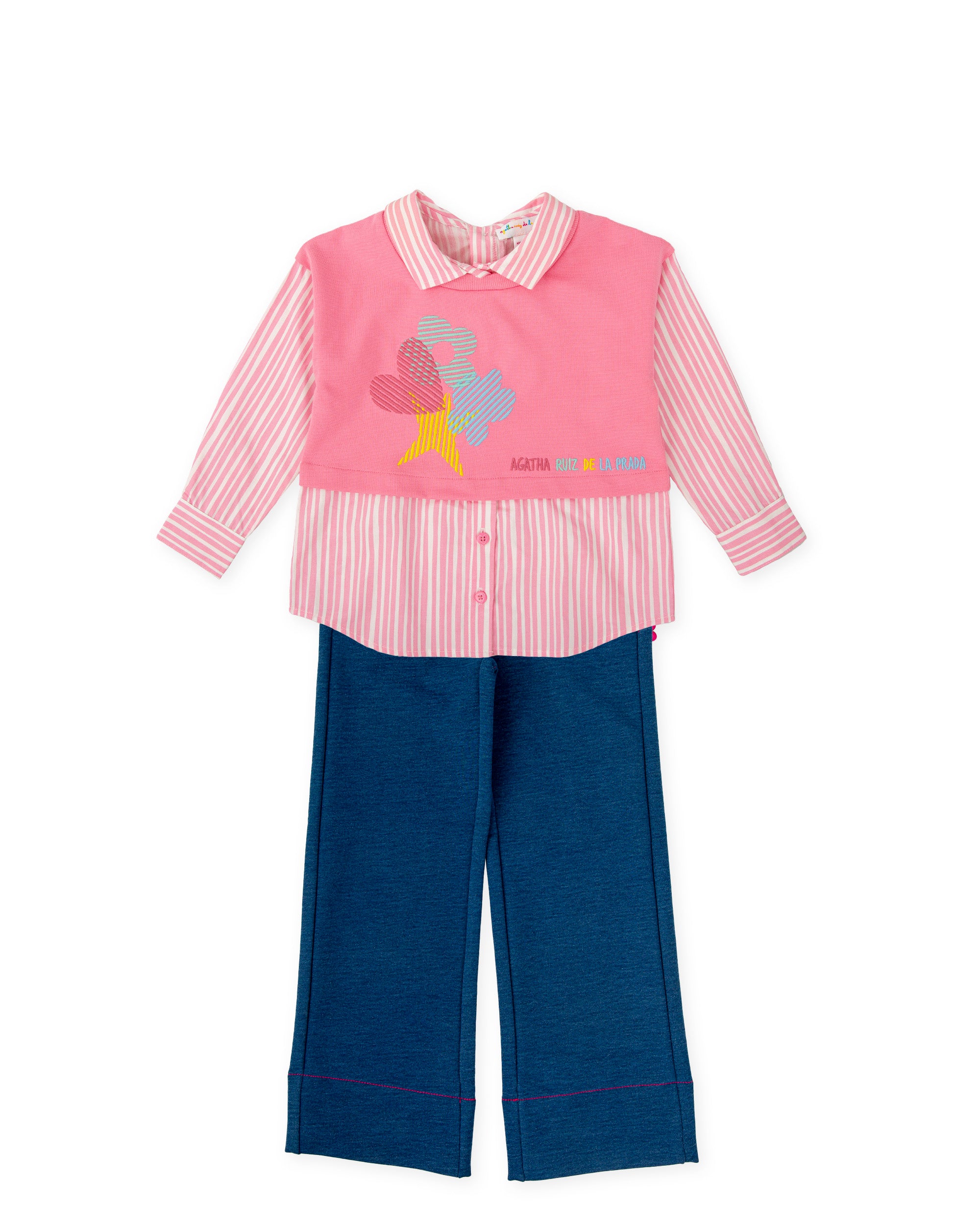 CONJUNTO NIÑA FRESA