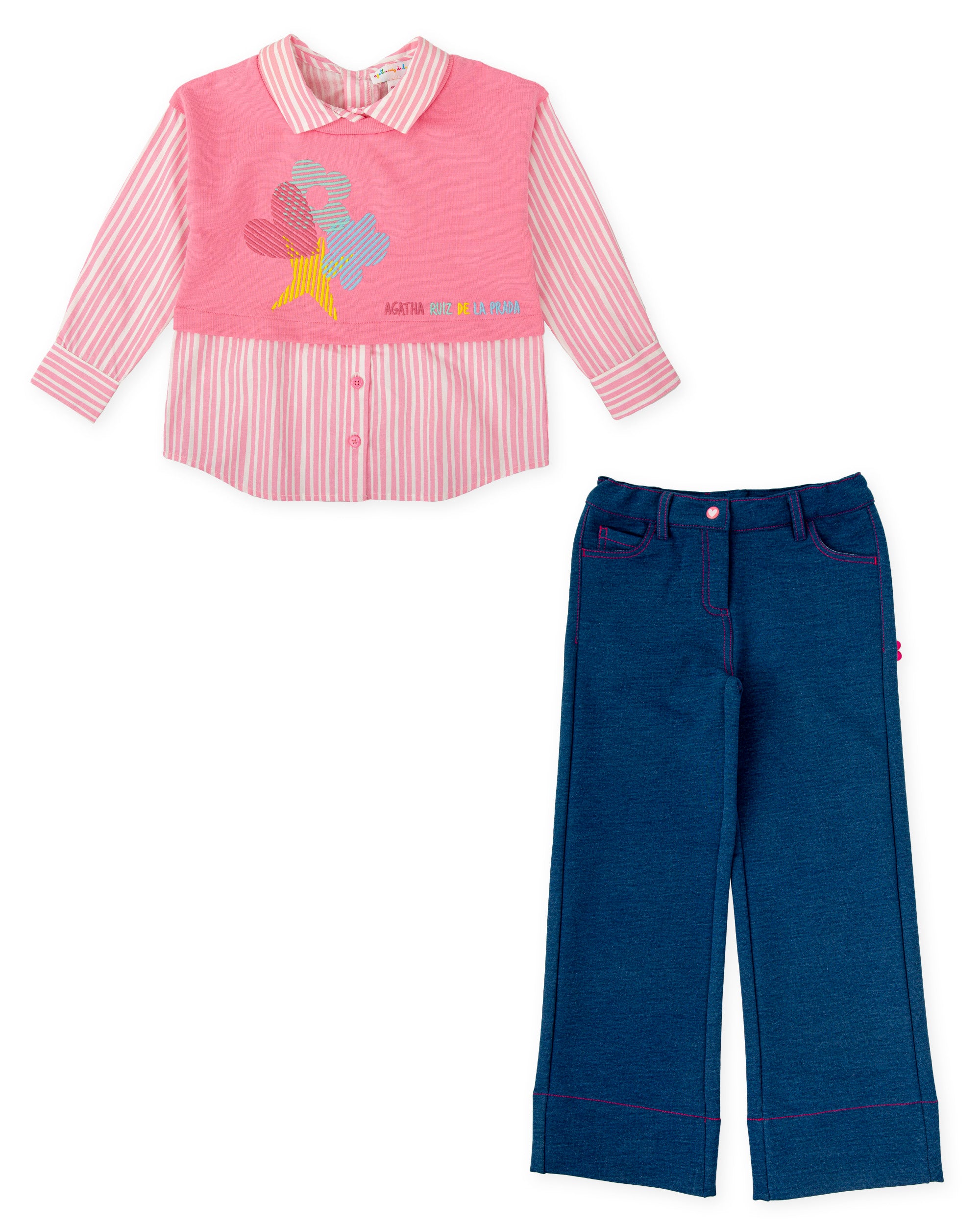 CONJUNTO NIÑA FRESA