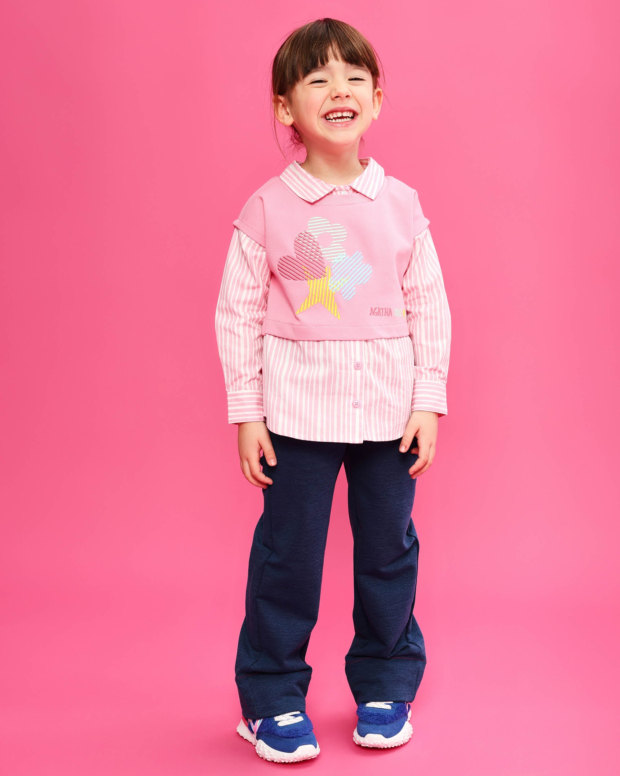 CONJUNTO NIÑA FRESA
