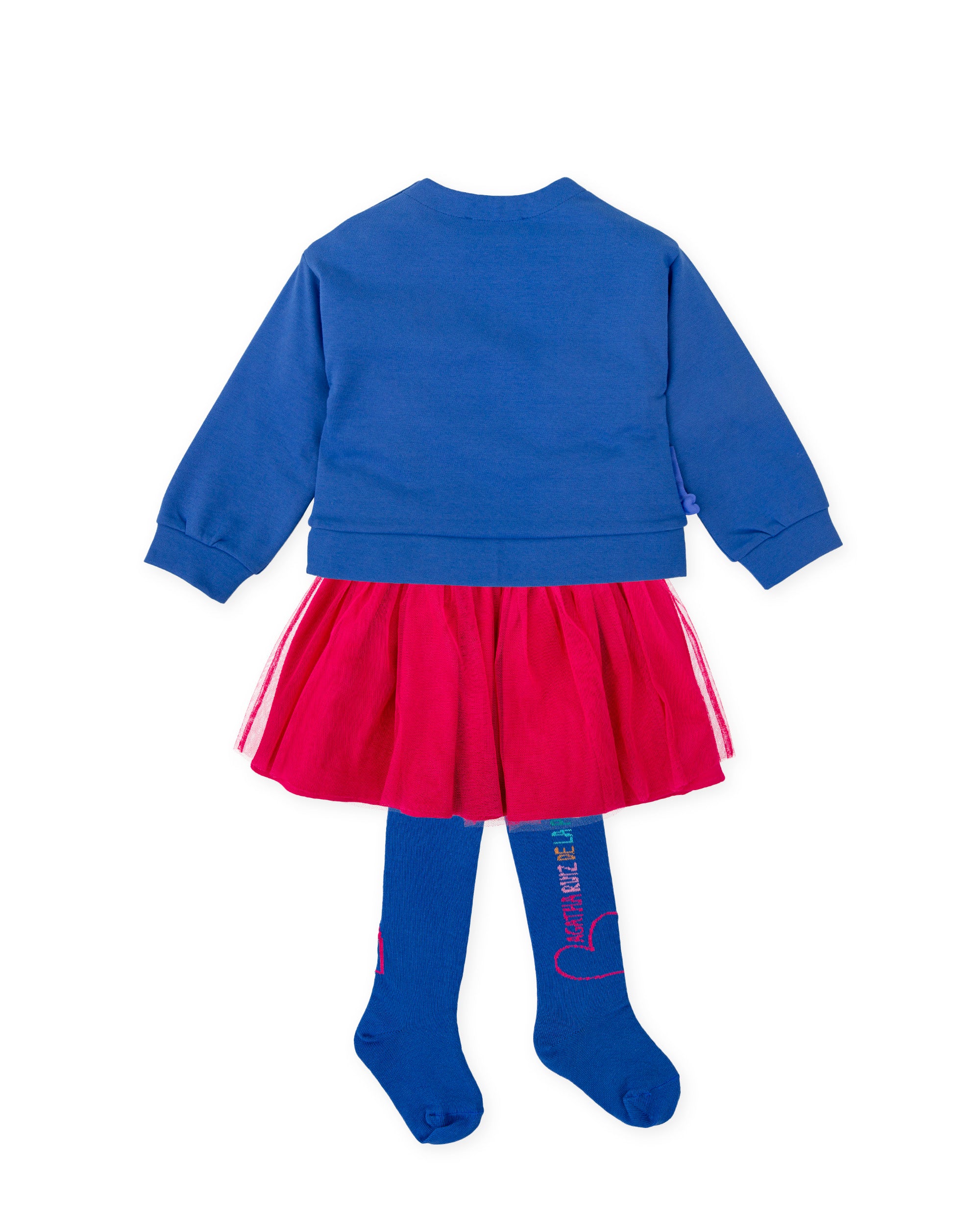 CONJUNTO NIÑA AZUL ELECTRICO