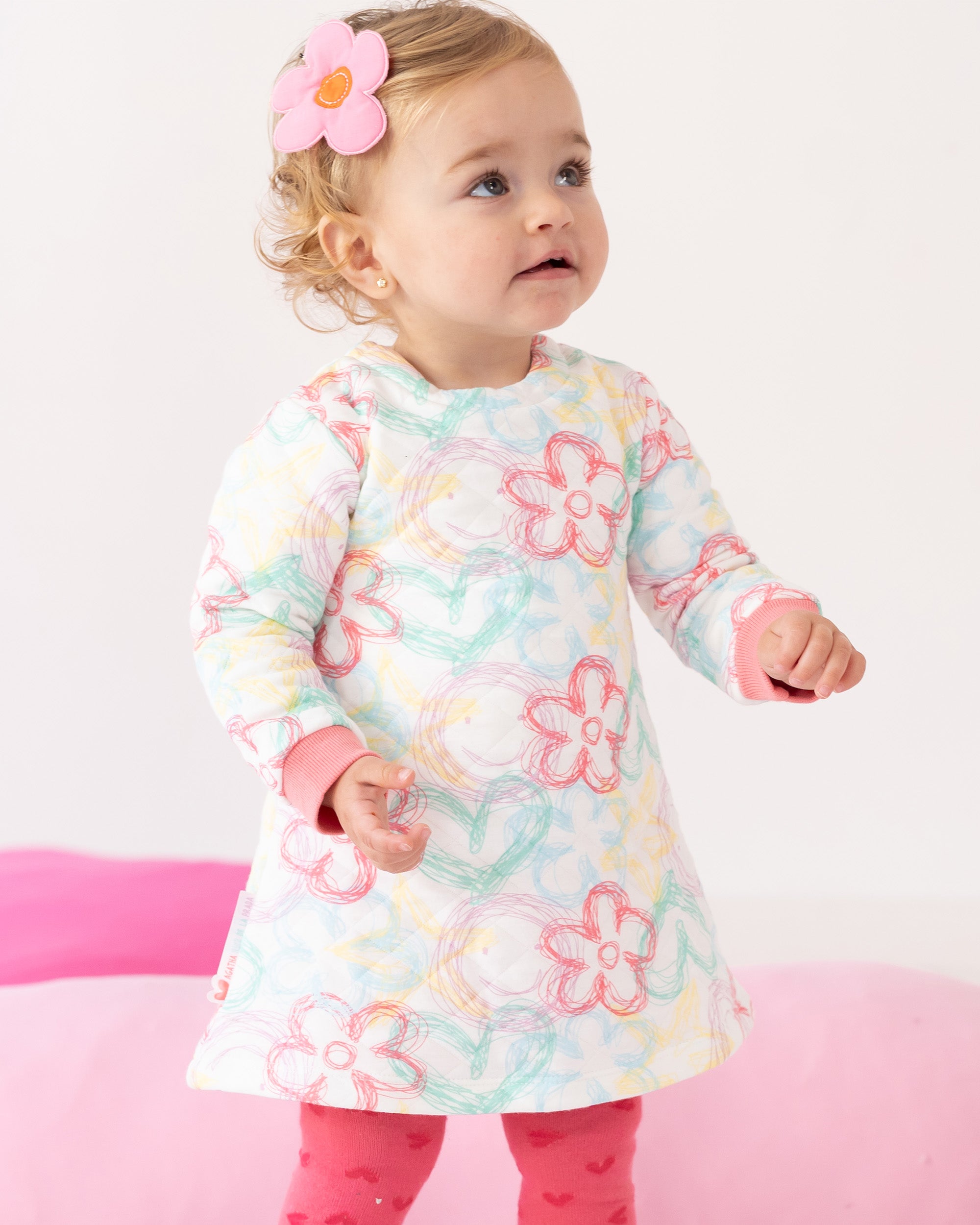 VESTIDO CON LEOTARDOS MULTICOLOR