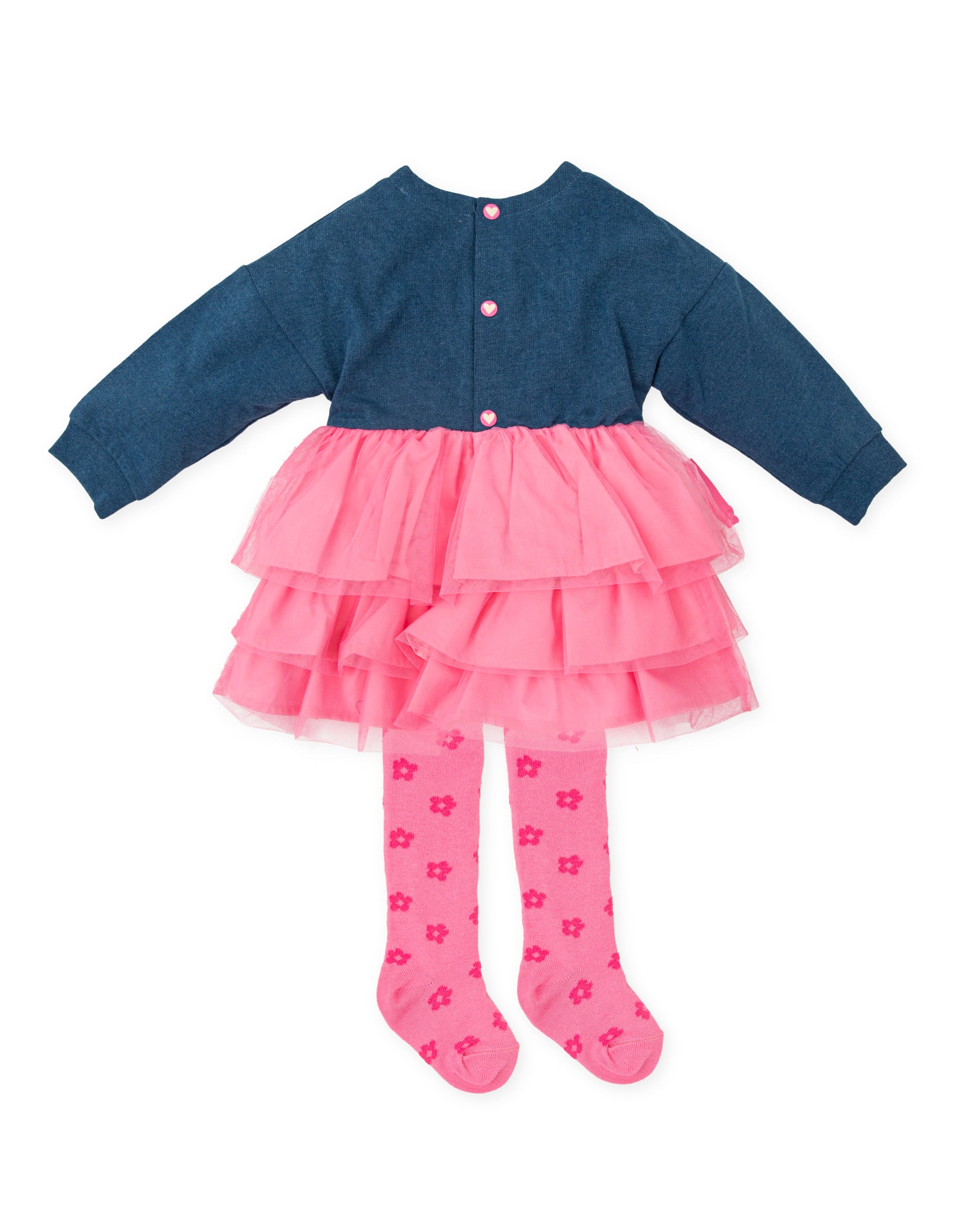 VESTIDO CON LEOTARDOS INDIGO